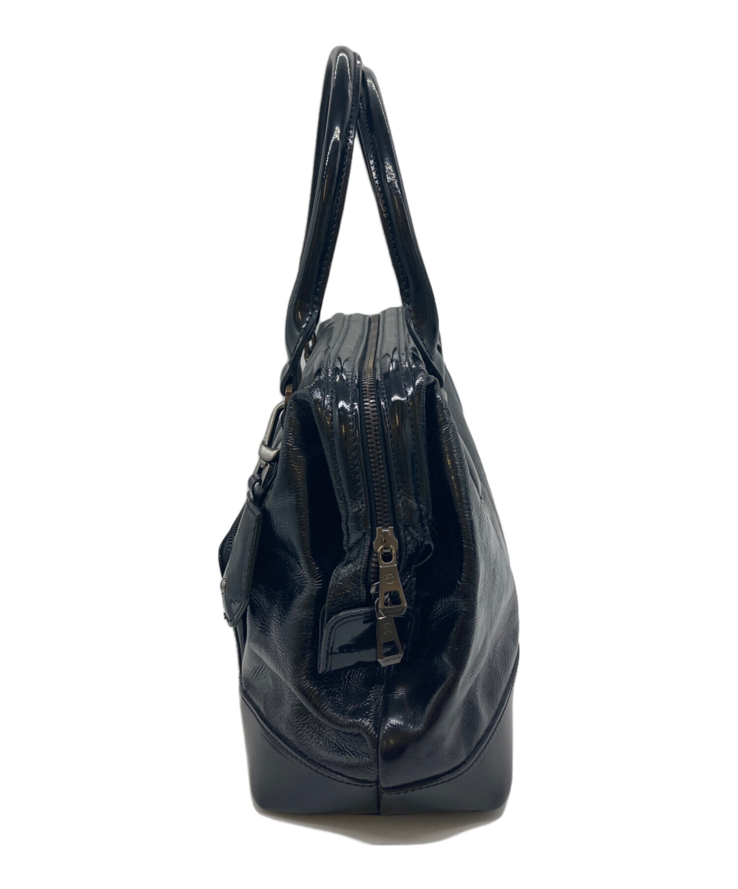 LONGCHAMP ロンシャン ハンドバッグ レディース 【古着】【中古】 中古・古着通販】LONGCHAMP (ロンシャン) ハンドバッグ ブラック