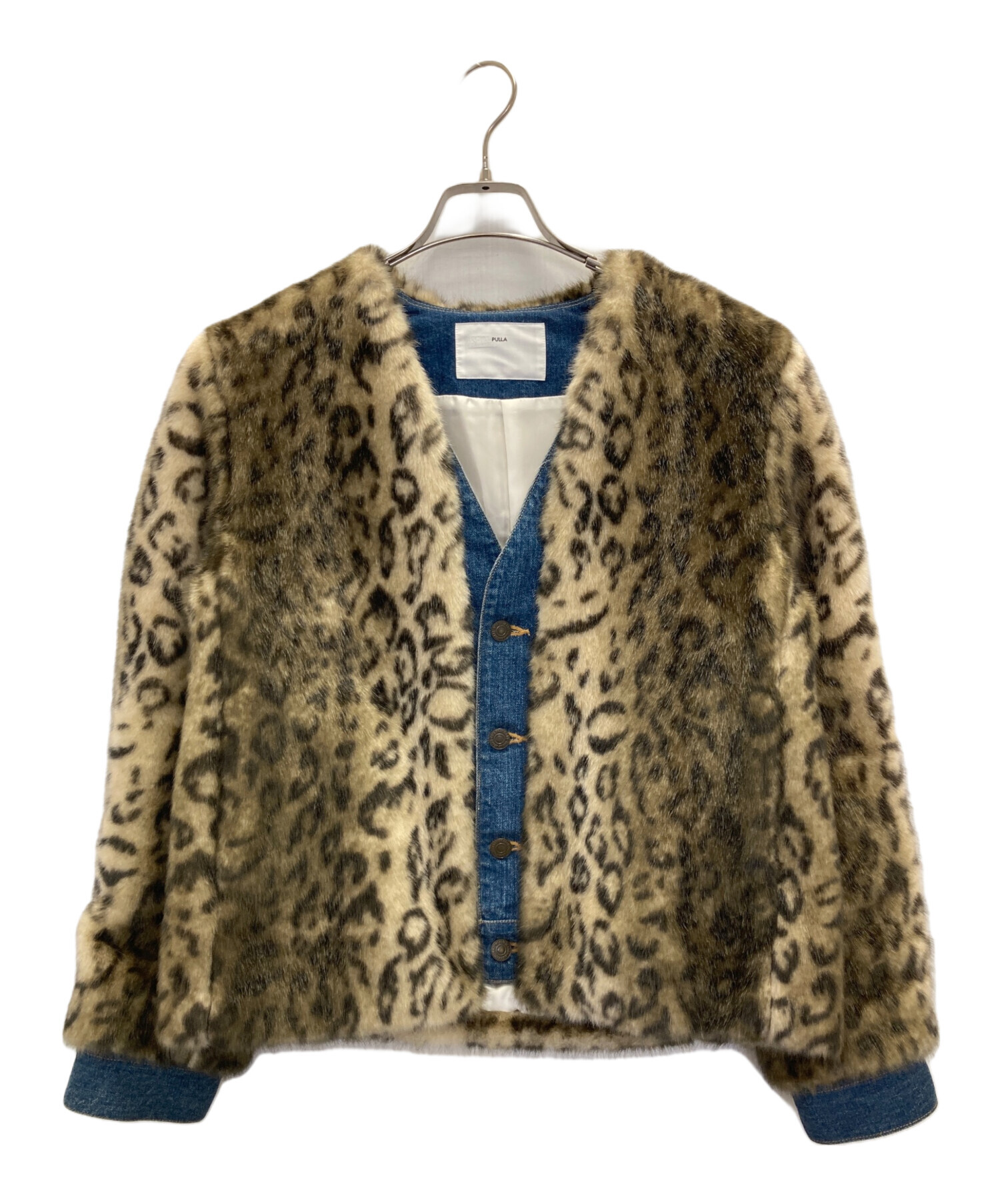 TOGA PULLA TP11-FJ237 Jaquard blouse 定価47300円 ブラウス シャツ イエロー ベージュ レディース トーガプルラ【中古】3-0705S∞ TOGA PULLA TP11-FJ237 Jaquard blouse 定価47300円 ブラウス シャツ