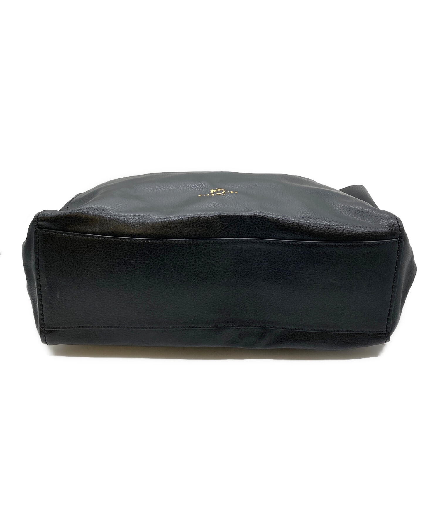 中古・古着通販】COACH (コーチ) Large Derby Tote Pebbled Leather 