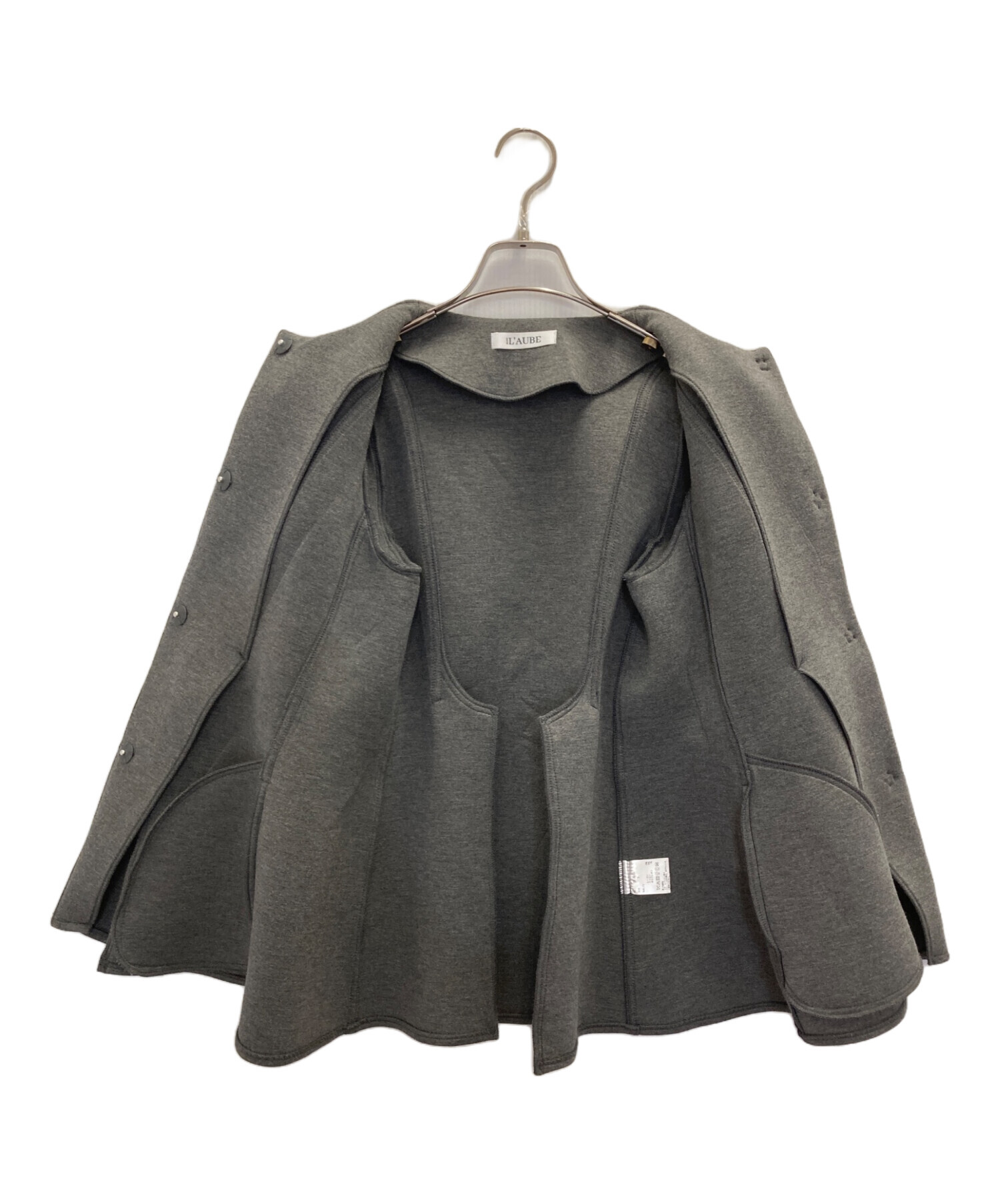 中古・古着通販】L'AUBE (ローブ) Double Knit Peplum Jacket（ダブル