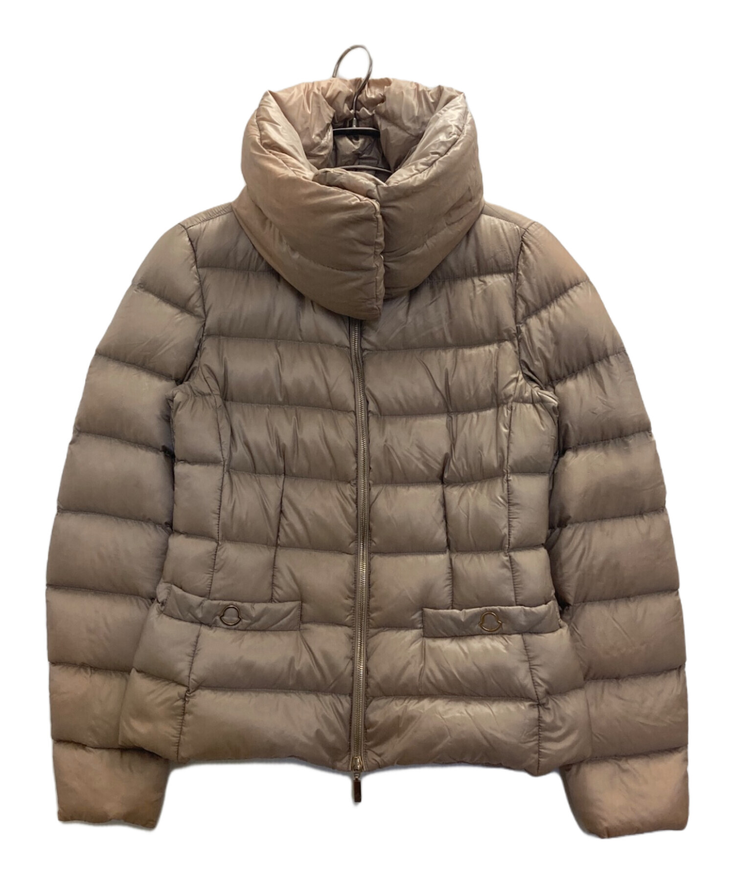 MONCLER ベージュ ダウンジャケット　サイズ1 中古・古着通販】MONCLER (モンクレール) ダウンジャケット ベージュ