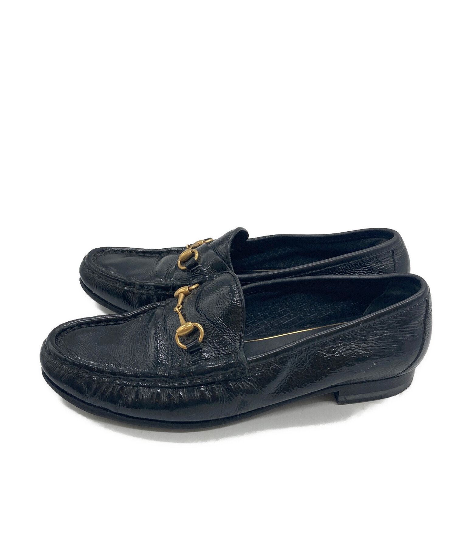 中古・古着通販】GUCCI (グッチ) ビットローファー ブラック サイズ:36