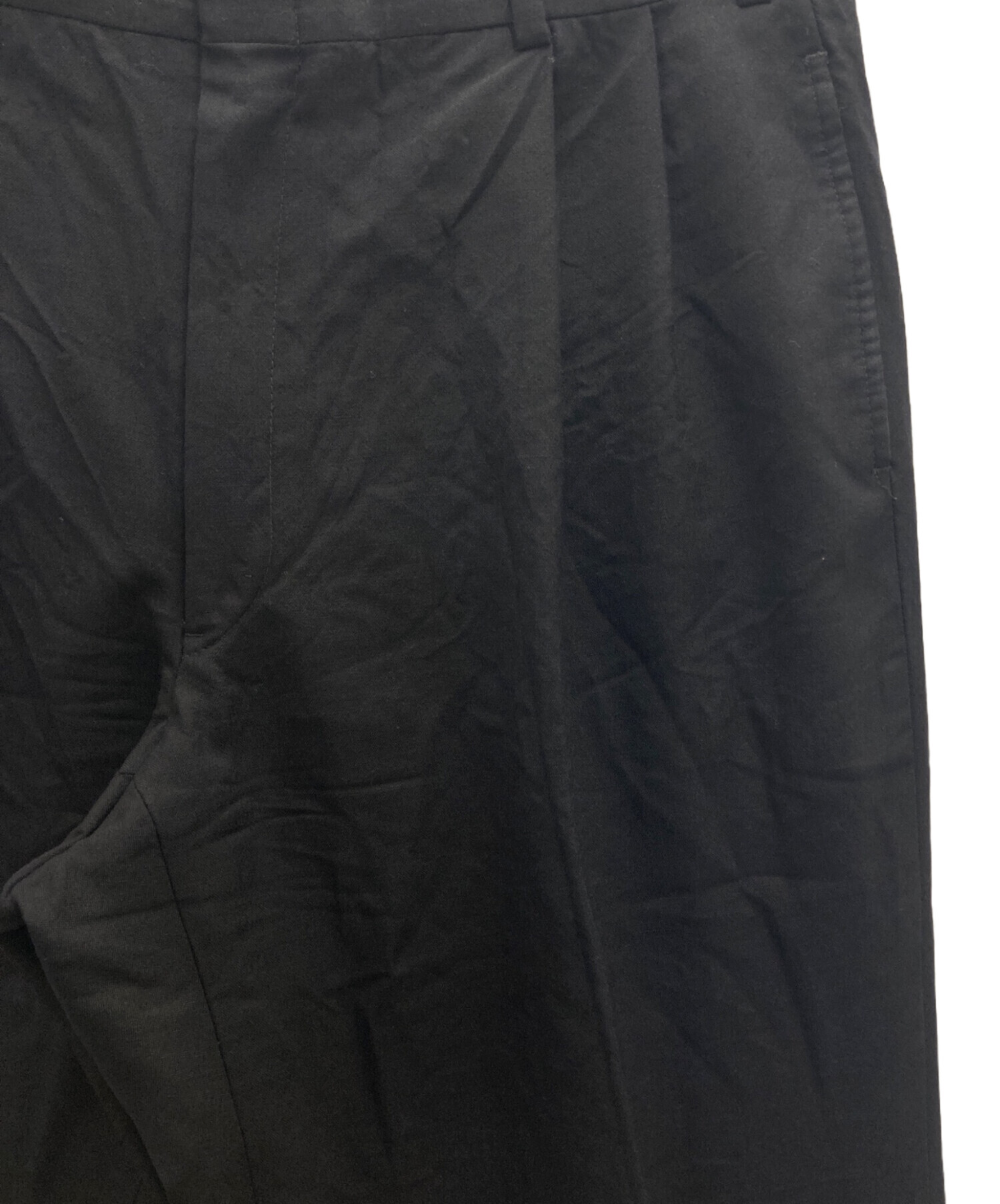 90s ブルックスブラザーズ ツータックスラックス 黒 ブラック USA製 中古・古着通販】BROOKS BROTHERS (ブルックスブラザーズ) 90s TWO