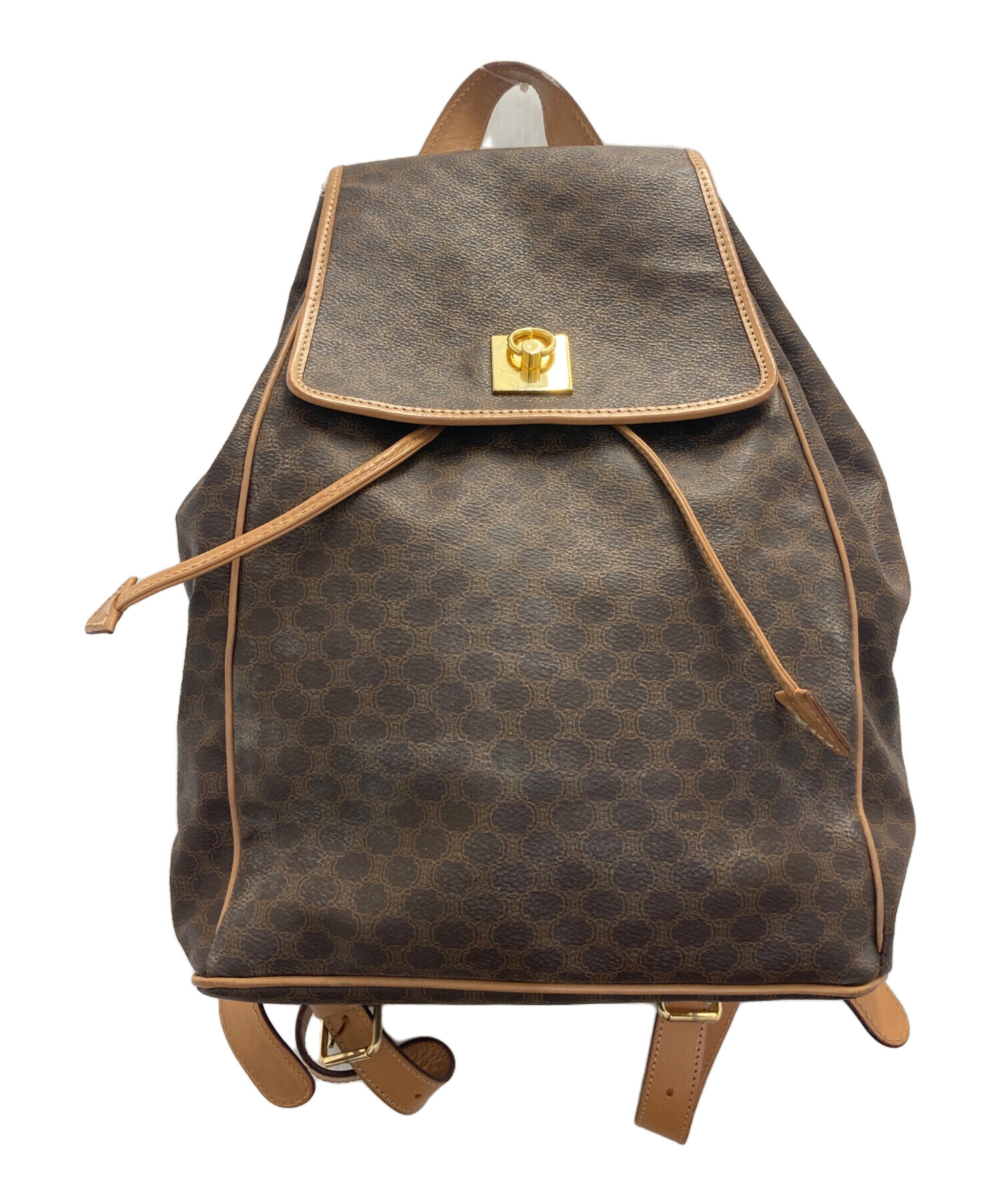 セリーヌ CELINE リュックサック マカダム ヴィンテージ マカダム柄リュック ブラウン|セリーヌ CELIN - 【公式