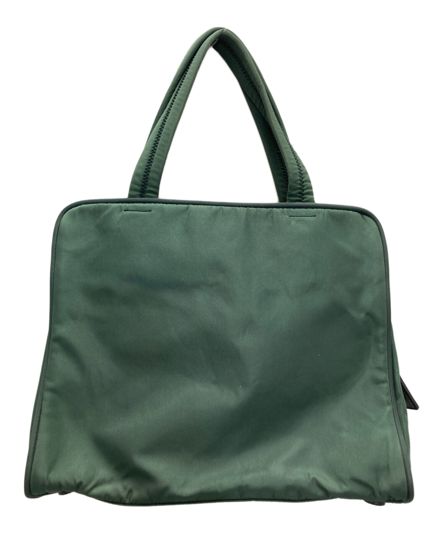 PRADA / プラダ ■トートバッグ テスート セミショルダー グリーン ブランド【バッグ/バック/BAG/鞄/カバン】 【中古】 中古・古着通販】PRADA (プラダ) ハンドバッグ グリーン｜ブランド
