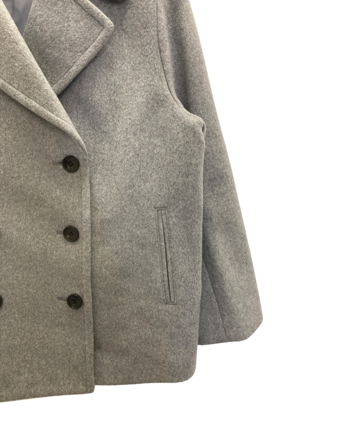 中古・古着通販】UNTITLED (アンタイトル) ダブル Pコート グレー