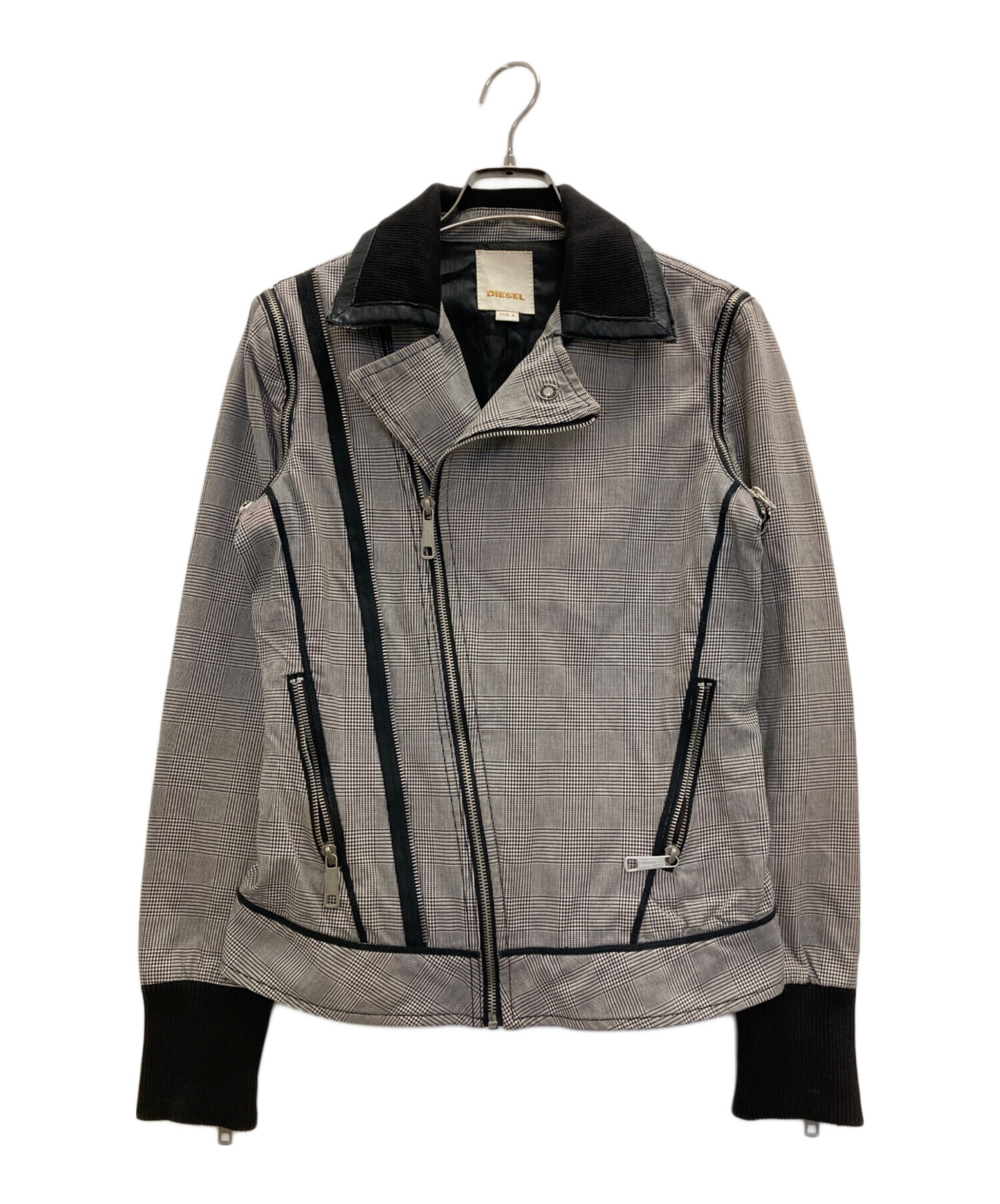 中古・古着通販】DIESEL (ディーゼル) G/C ダブルライダースジャケット