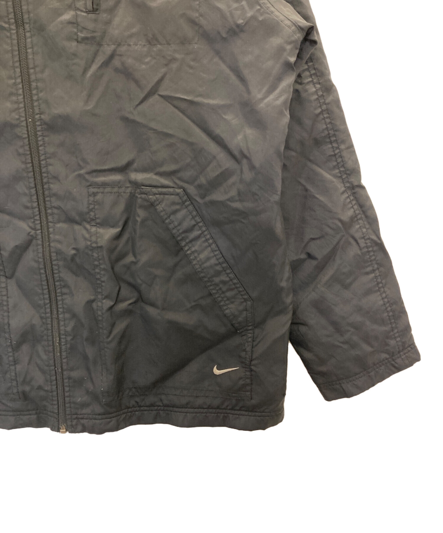 ジャケット・アウター 00s NIKE reflector nylon JKT L 中古・古着通販】NIKE (ナイキ) 00s NYLON MIDDLE JACKET ブラック