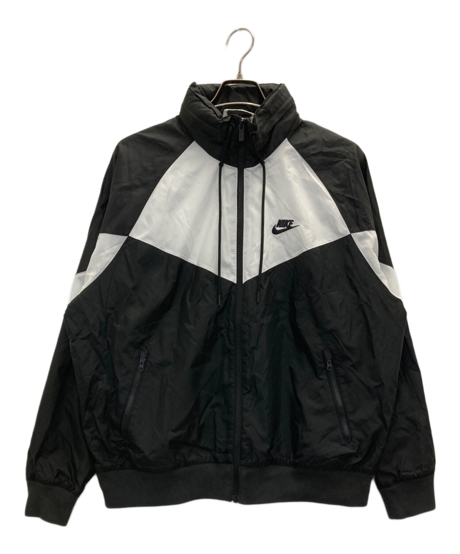 新品未使用 ナイキ ウィンドランナー ナイロンジャケット ブラック 旧モデル 中古・古着通販】NIKE (ナイキ) ウィンドランナー フーデッド