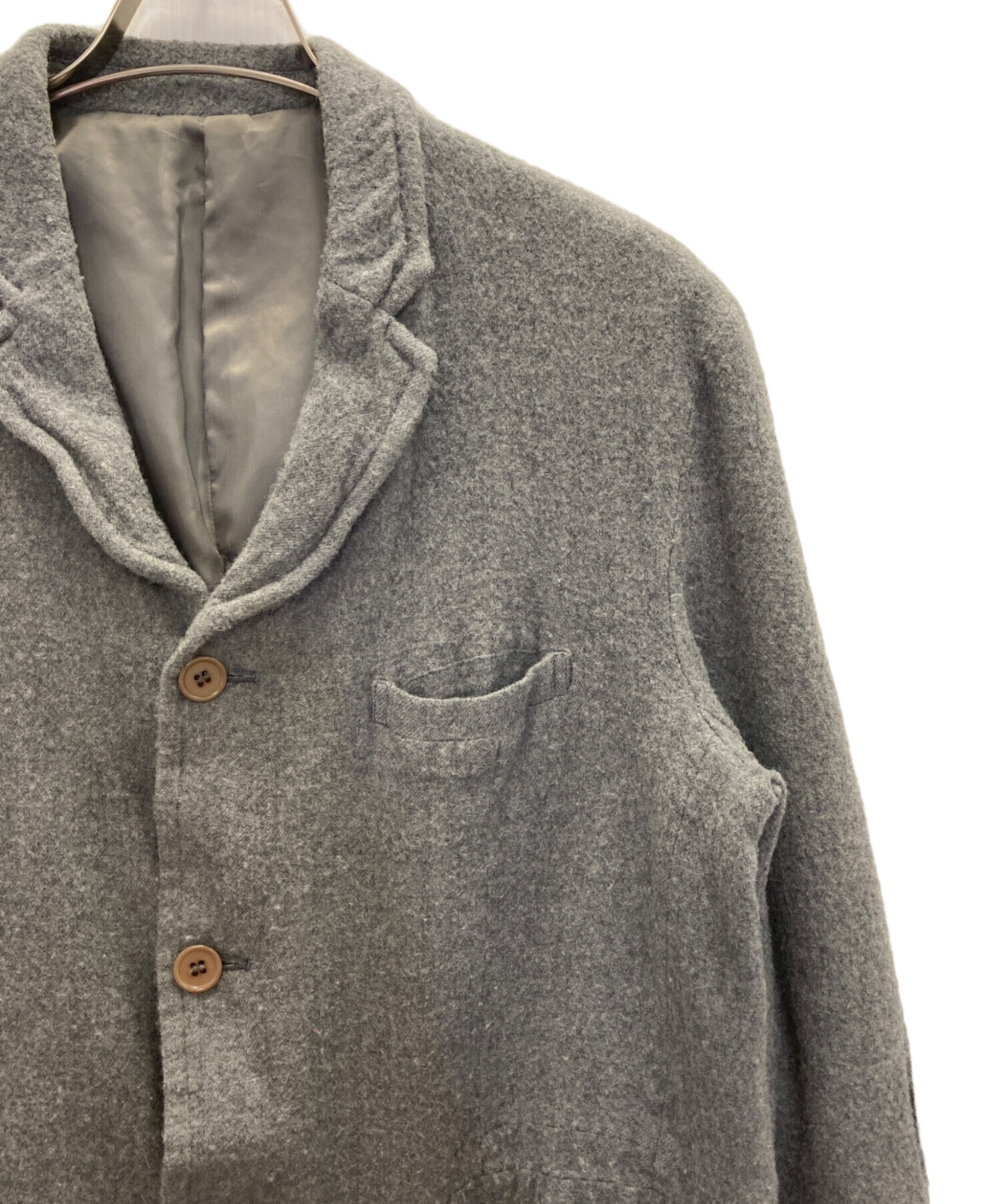 UNDER COVER アンダーカバー　チェスターコート　グレー 中古・古着通販】UNDERCOVER (アンダーカバー) ウール縮絨チェスター