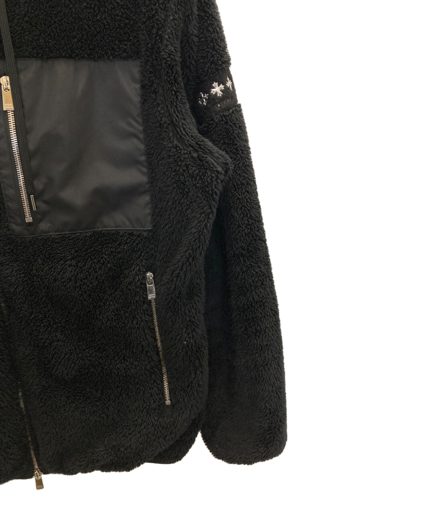 中古・古着通販】TATRAS (タトラス) WOMA フードボアブルゾン ブラック 