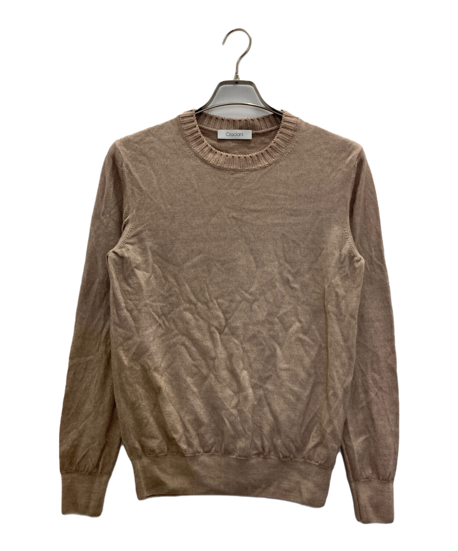 中古・古着通販】CRUCIANI (クルチアーニ) ウールニット ベージュ