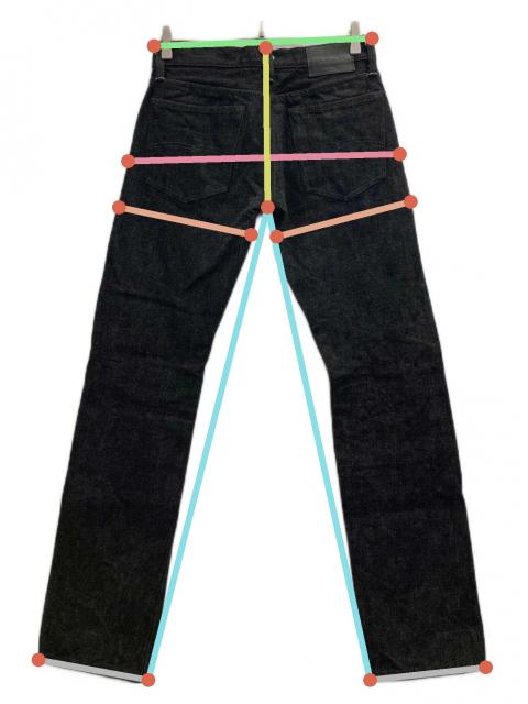 中古・古着通販】EIGHT G (エイトジー) 17oz Black Denim ブラック