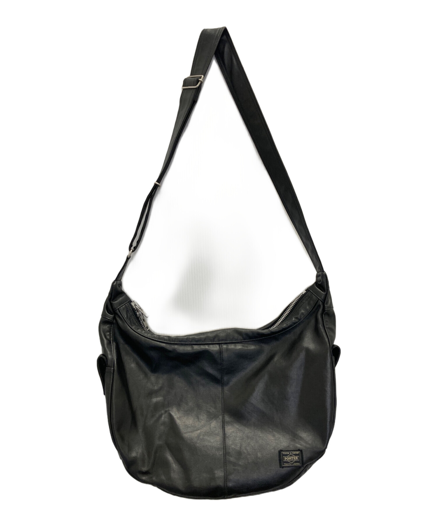中古・古着通販】PORTER (ポーター) ショルダーバッグ ブラック