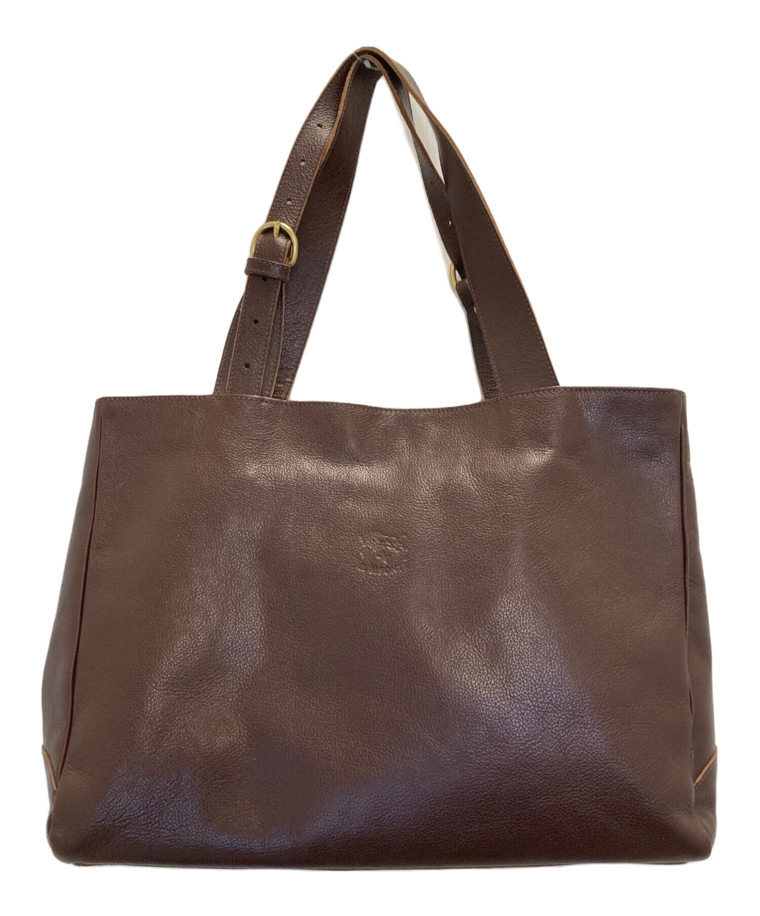 中古・古着通販】IL BISONTE (イル ビゾンテ) レザートートバッグ 