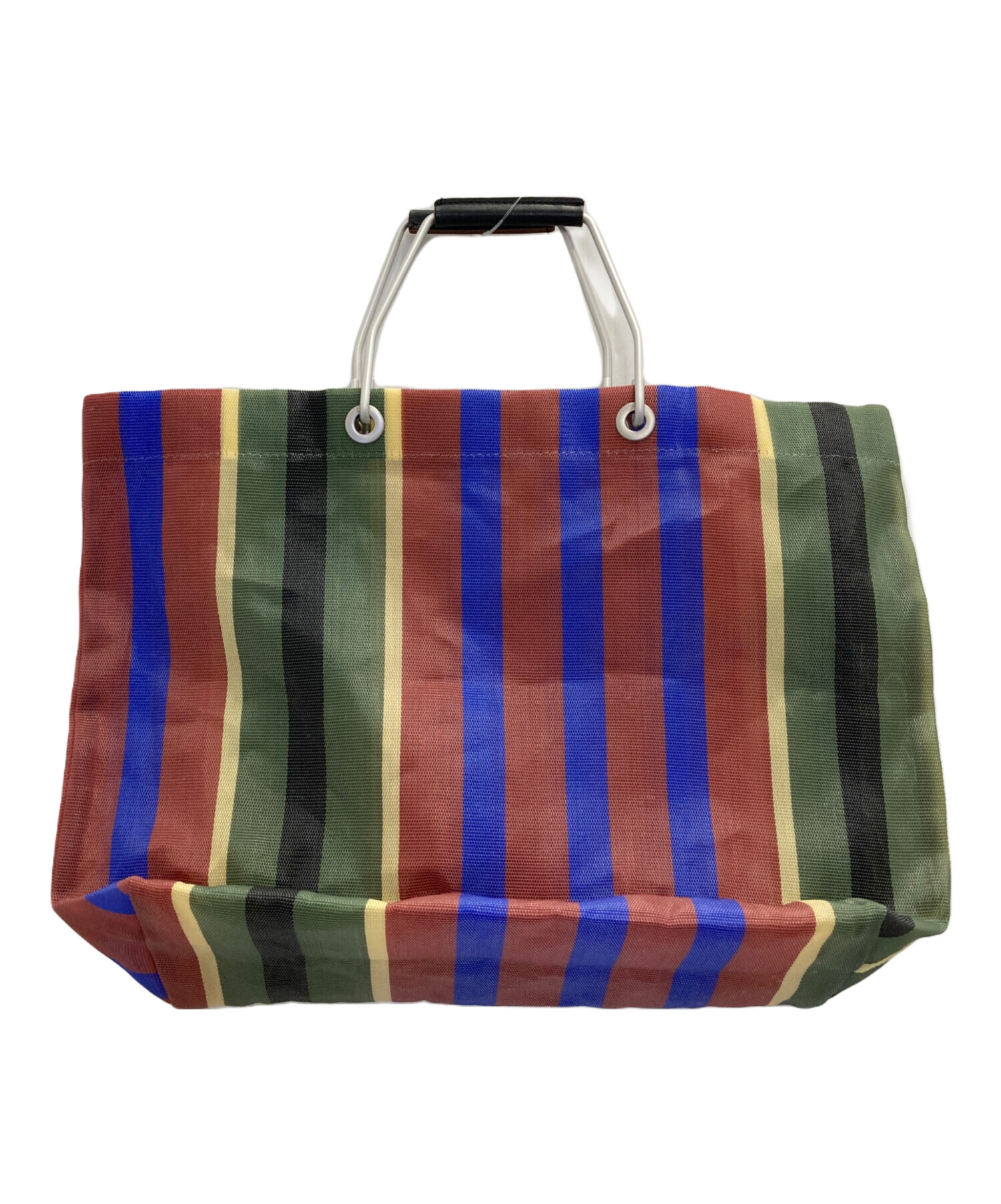 【新品未使用】MARNI MARKET STRIPE BAG 中古・古着通販】MARNI (マルニ) MARKET STRIPE BAG マルチカラー