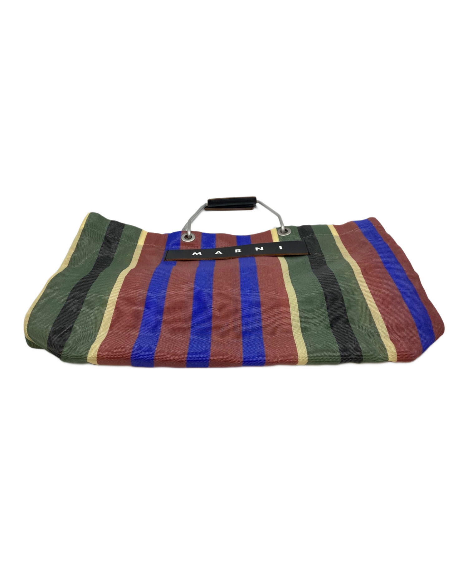 中古・古着通販】MARNI (マルニ) MARKET STRIPE BAG マルチカラー