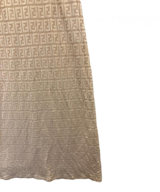 FENDI フェンディ　ズッカ柄キャミワンピース　トリコロール　ヴィンテージ 中古・古着通販】FENDI (フェンディ) ズッカ柄キャミソールワンピース