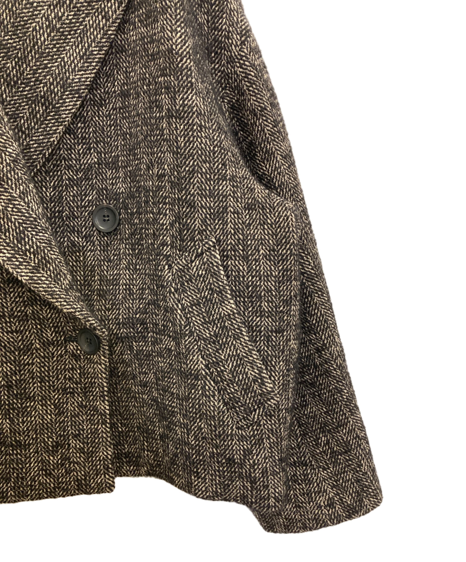 中古・古着通販】FRAMeWORK (フレームワーク) TWEEDショートコート