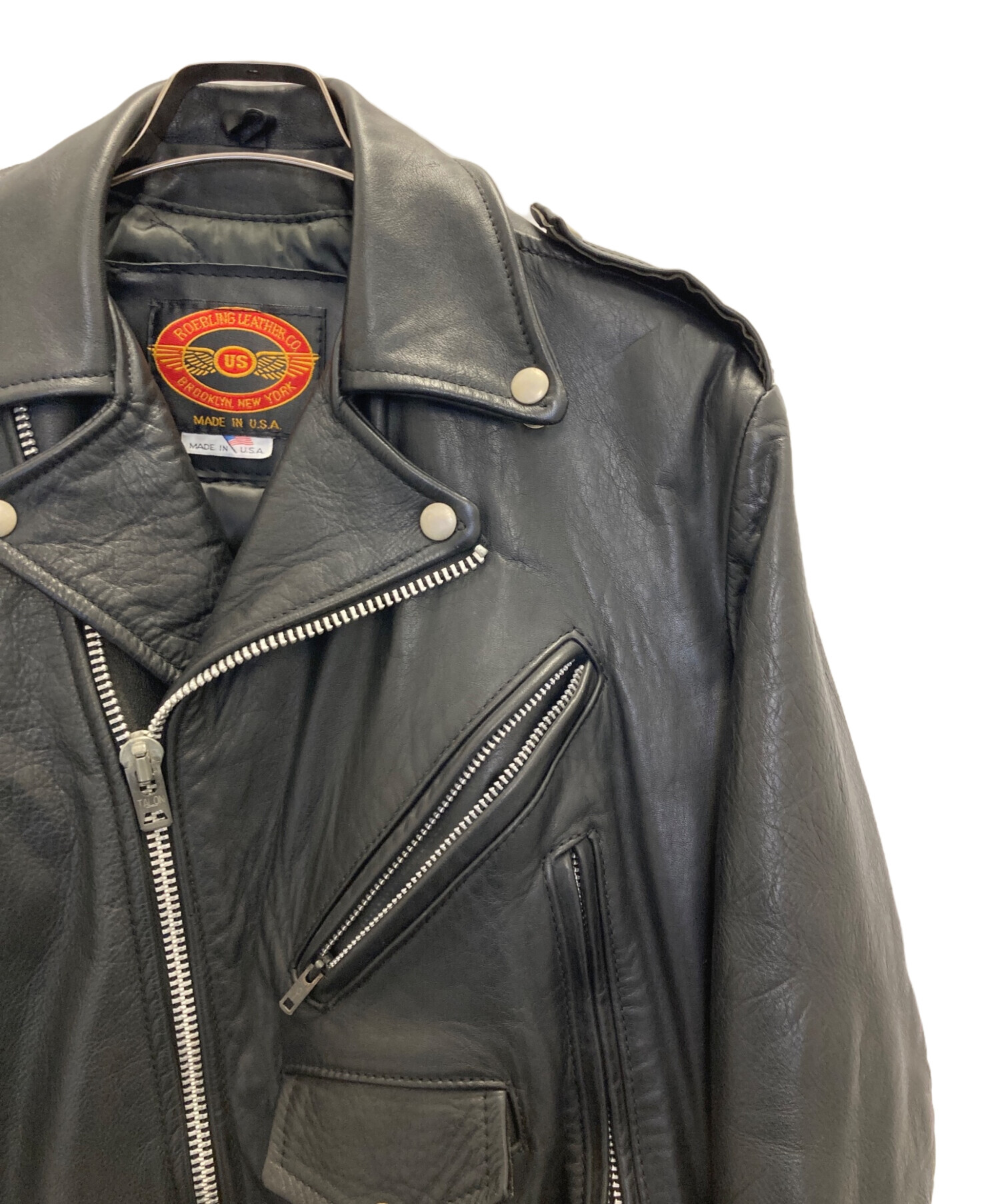 中古・古着通販】ROEBLING LEATHER CO. (ローブリングレザー) ダブル 