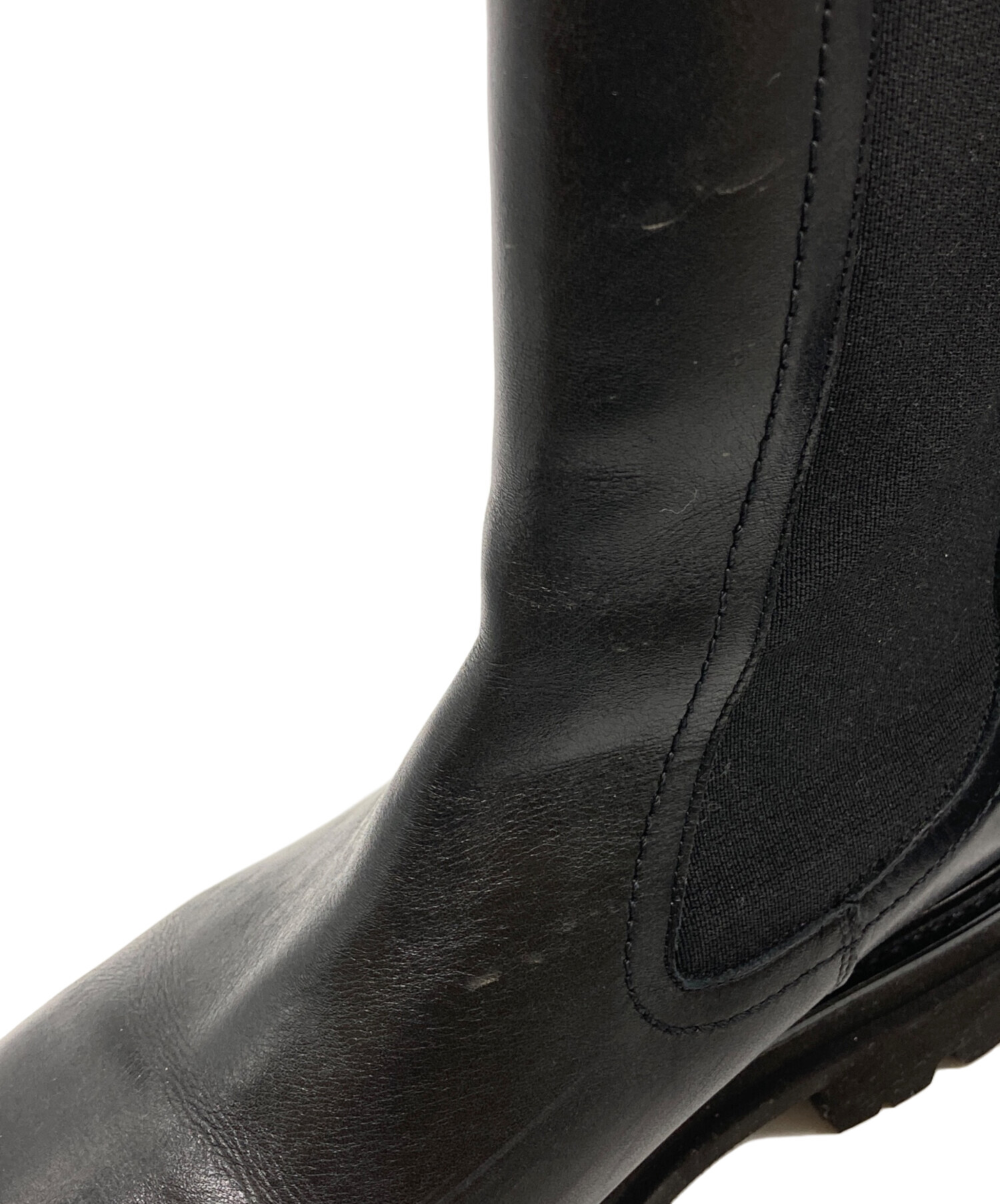 中古・古着通販】PASCUCCI (パスクッチ) サイドゴアブーツ ブラック