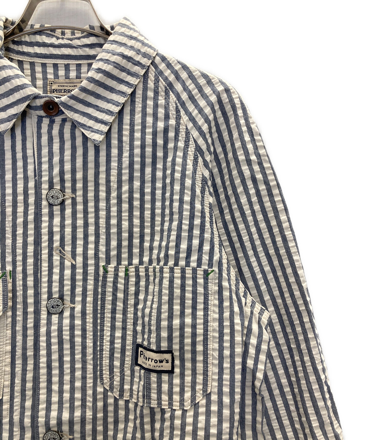 中古・古着通販】Pherrow's (フェローズ) ヒッコリーカバーオール