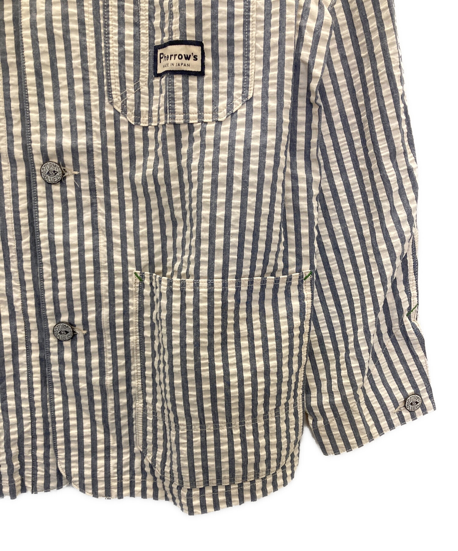 中古・古着通販】Pherrow's (フェローズ) ヒッコリーカバーオール