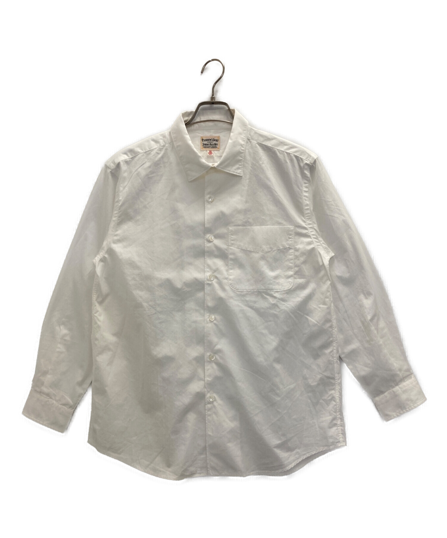 【未使用品】PHERROW’S カスタムワークシャツ　 サイズ40 中古・古着通販】PHERROW'S (フェローズ) ワークシャツ ホワイト