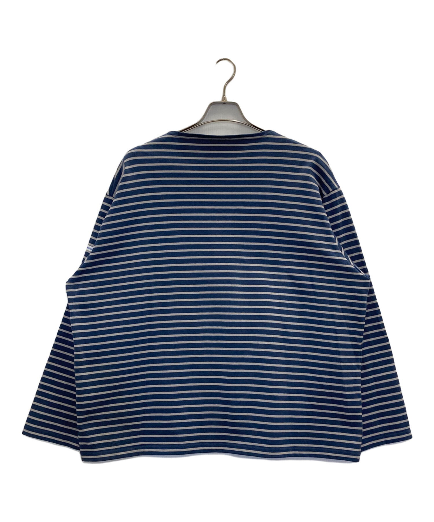 ORCIVAL ボーダーカットソー　ブルー 中古・古着通販】ORCIVAL (オーシバル) ボーダーカットソー ブルー