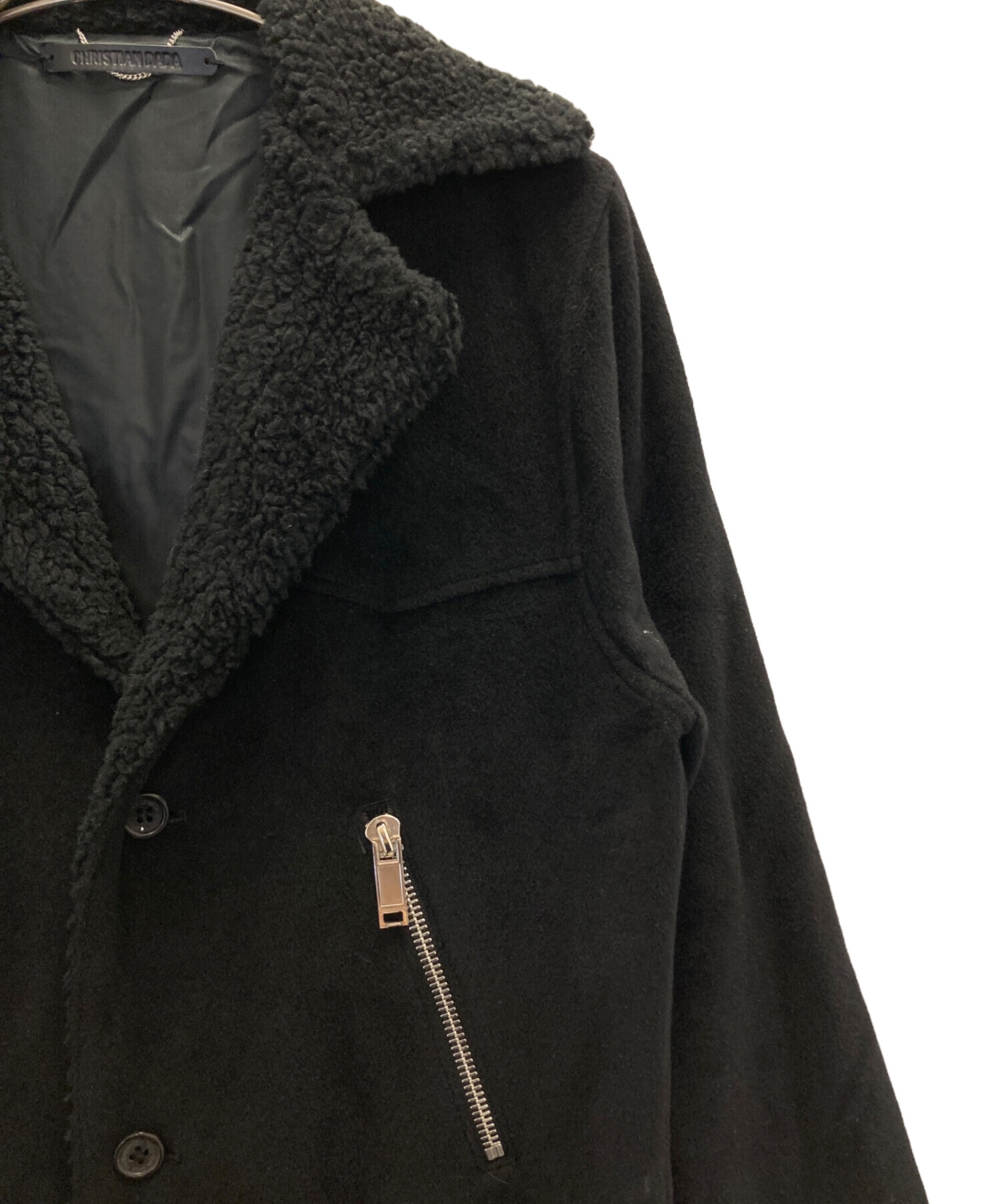 中古・古着通販】CHRISTIAN DADA (クリスチャンダダ) ボアカラーコート