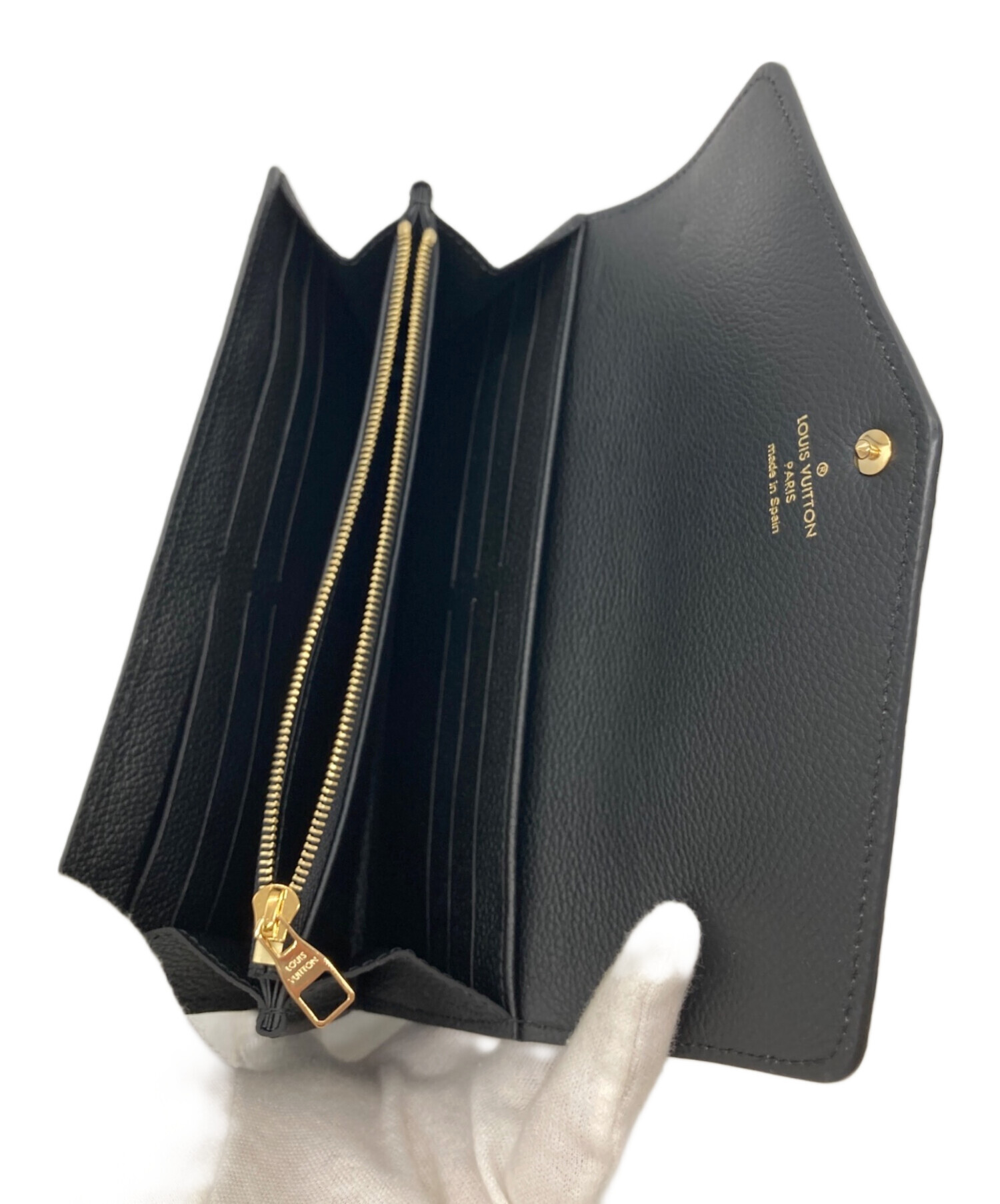 中古・古着通販】LOUIS VUITTON (ルイ ヴィトン) 長財布 ブラック