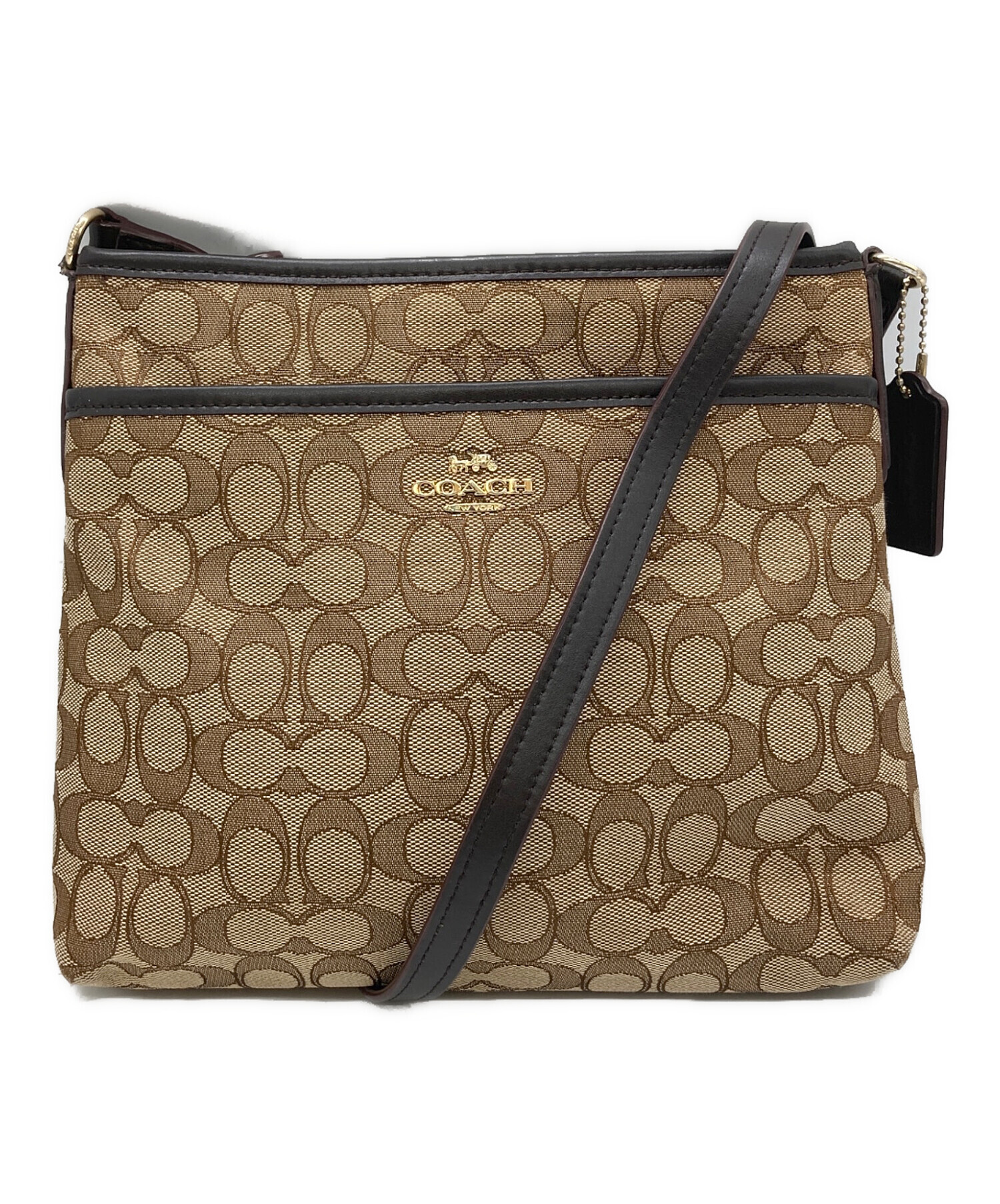 中古・古着通販】COACH (コーチ) シグネチャーショルダーバッグ