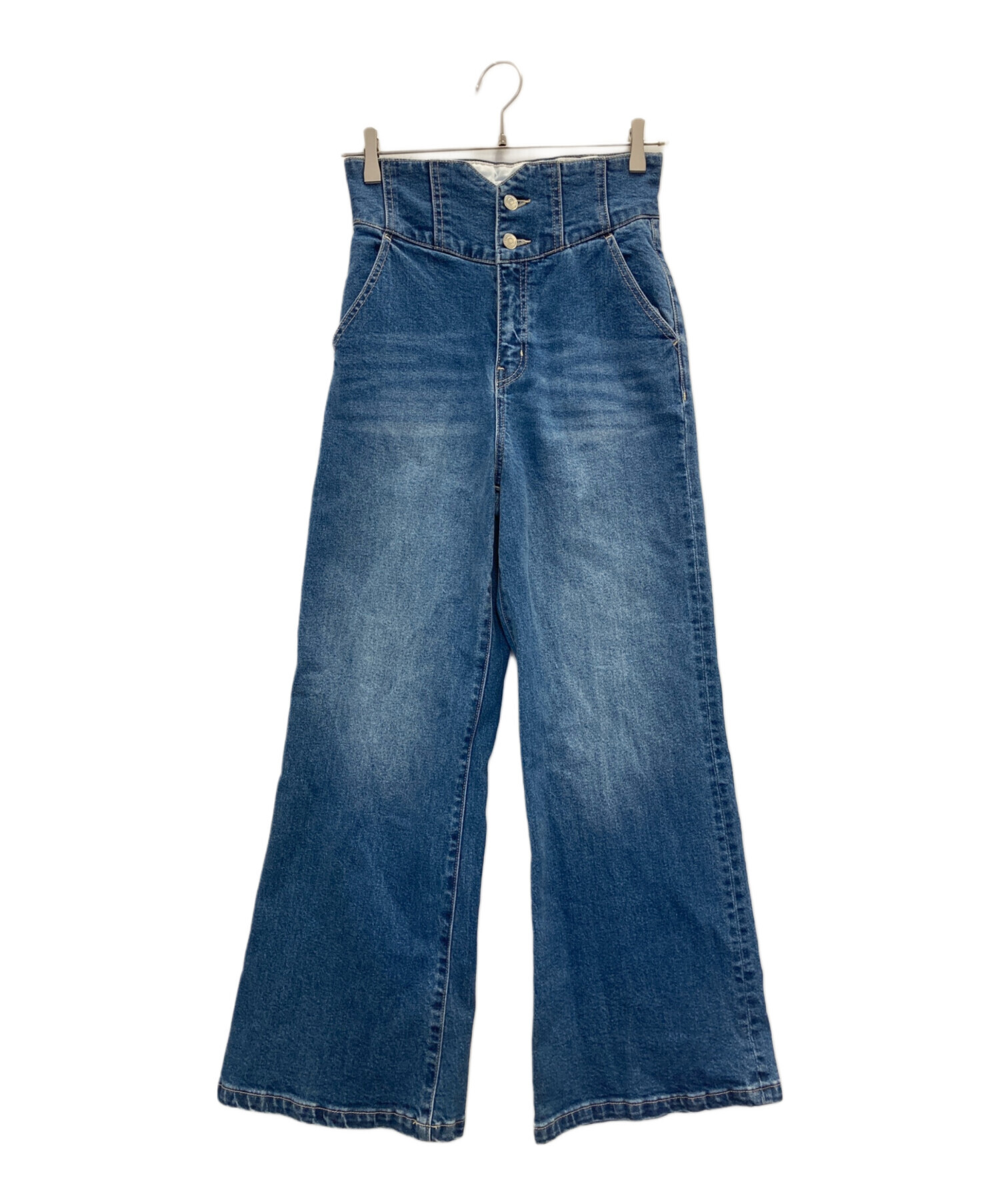 たろ。出品 中古・古着通販】Snidel (スナイデル) ハイウエストフレアデニムパンツ