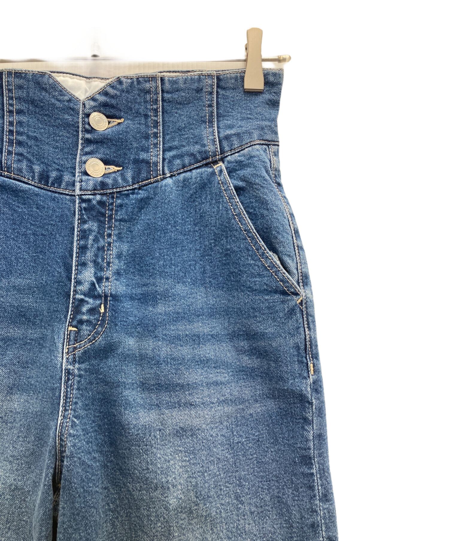 中古・古着通販】Snidel (スナイデル) ハイウエストフレアデニムパンツ