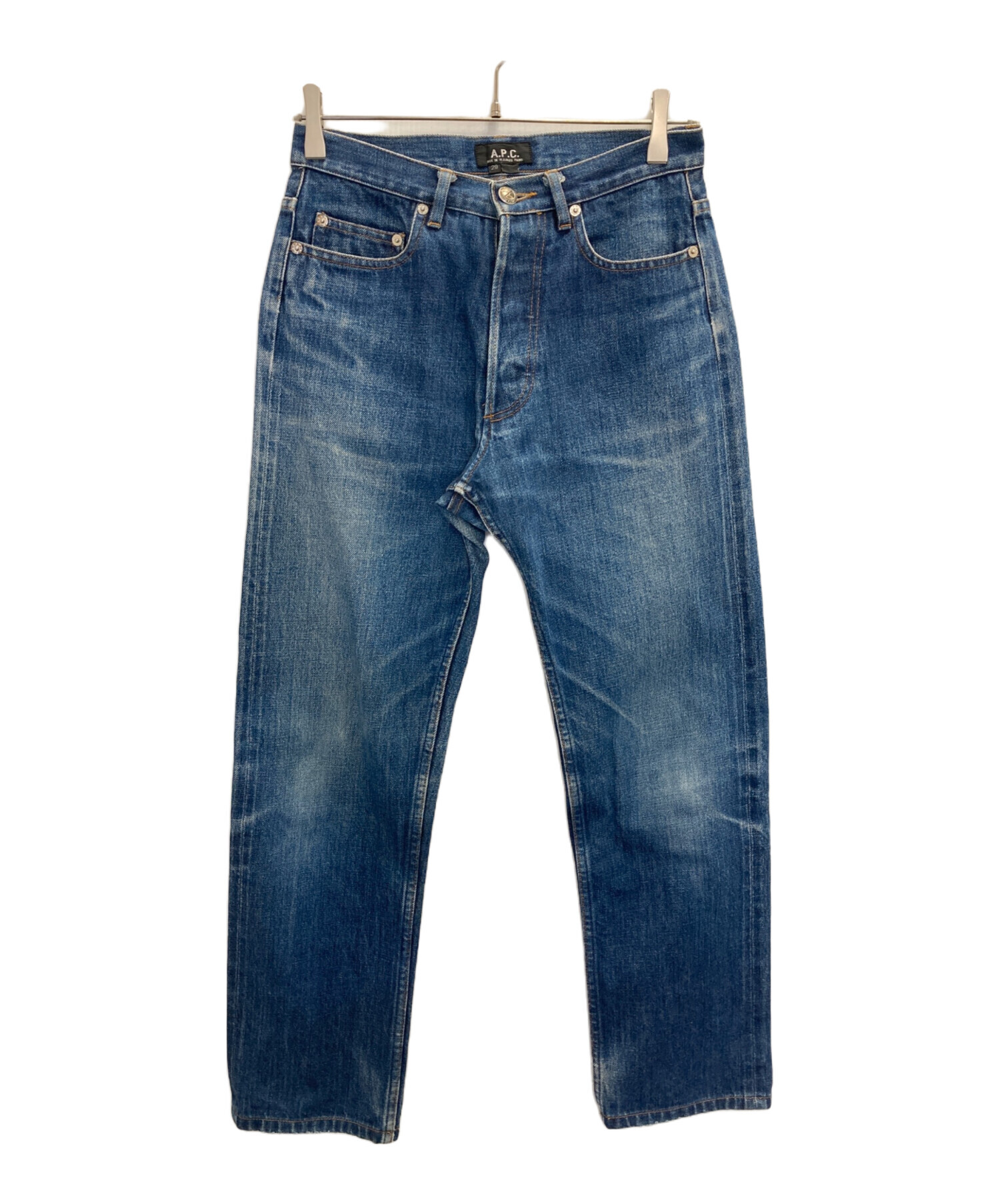 APC ストレートデニム　希少　レア　インディゴ　ボトムス　【サイズ31】 中古・古着通販】A.P.C. (アーペーセー) デニムパンツ インディゴ