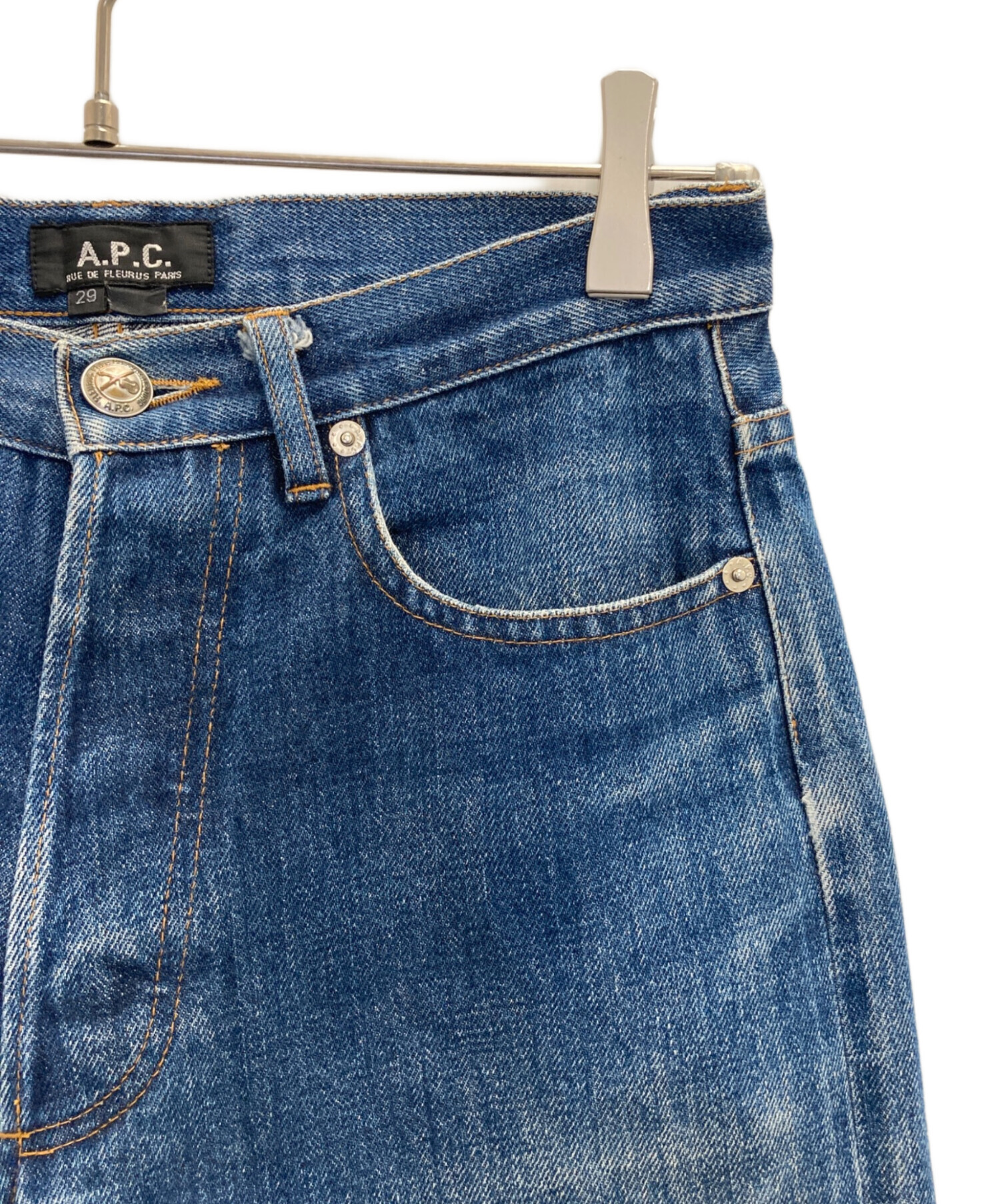 中古・古着通販】A.P.C. (アーペーセー) デニムパンツ インディゴ