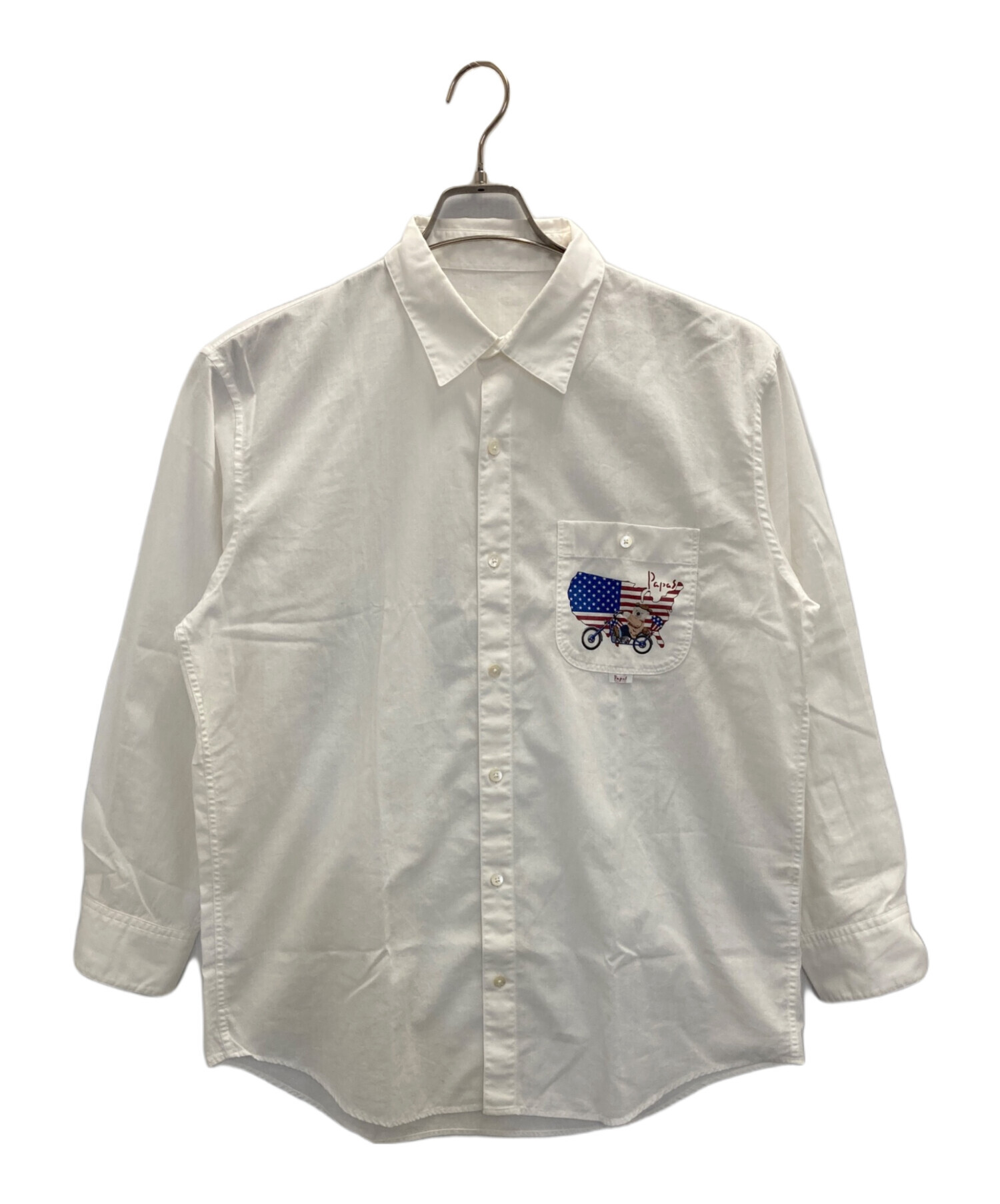 中古・古着通販】PAPAS (パパス) ツーリングベアポケットシャツ