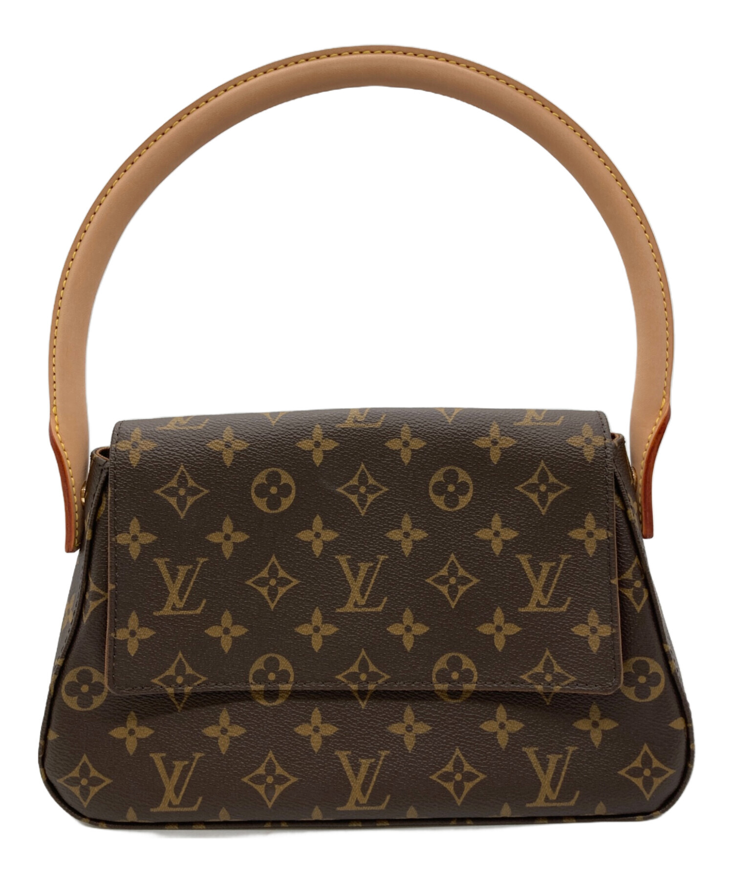 Louis Vuitton ルイヴィトン ミニ ルーピング ブラウン 中古・古着通販】LOUIS VUITTON (ルイ ヴィトン) ミニルーピング
