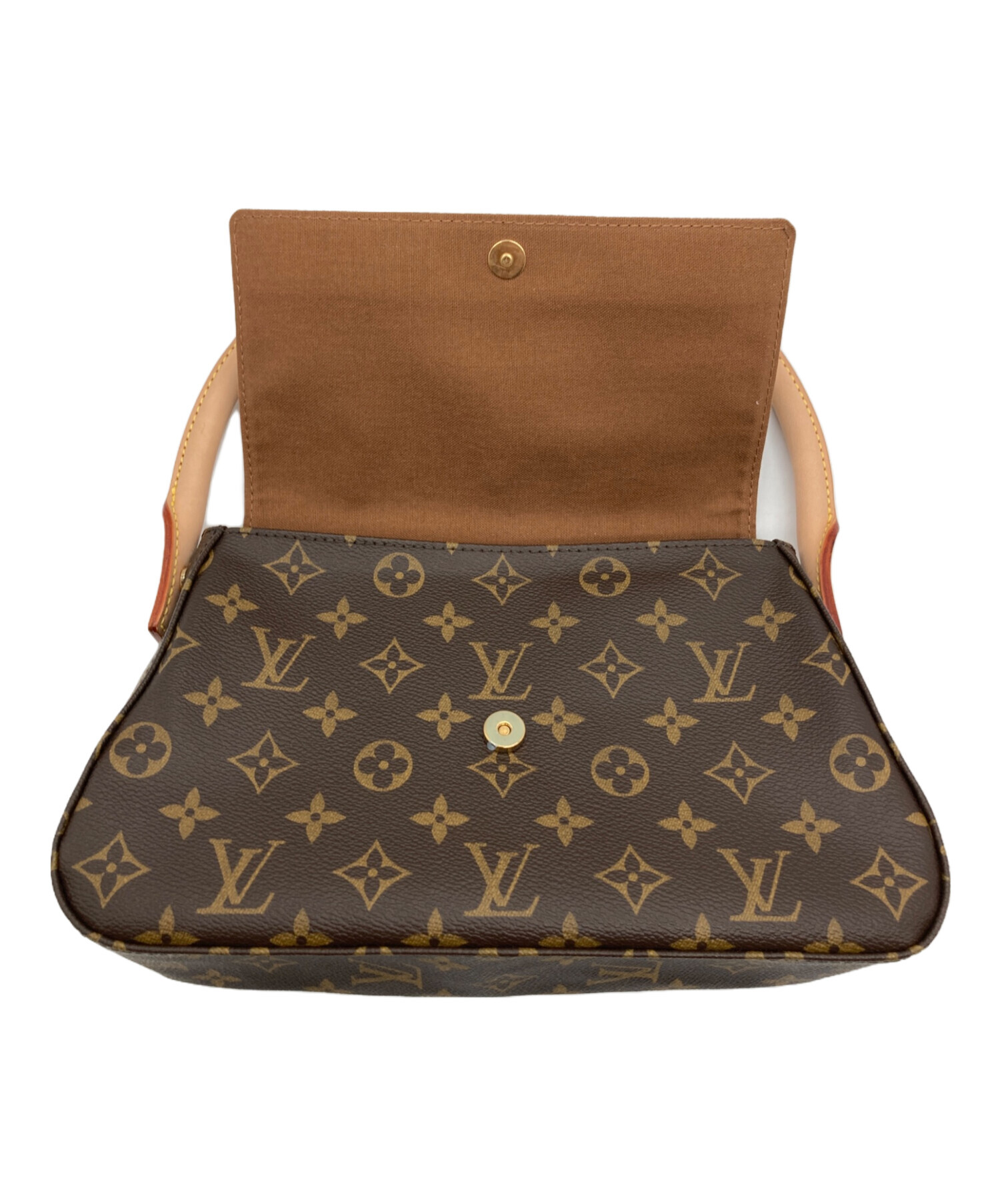 Louis Vuitton ルイヴィトン ミニ ルーピング ブラウン 中古・古着通販】LOUIS VUITTON (ルイ ヴィトン) ミニルーピング