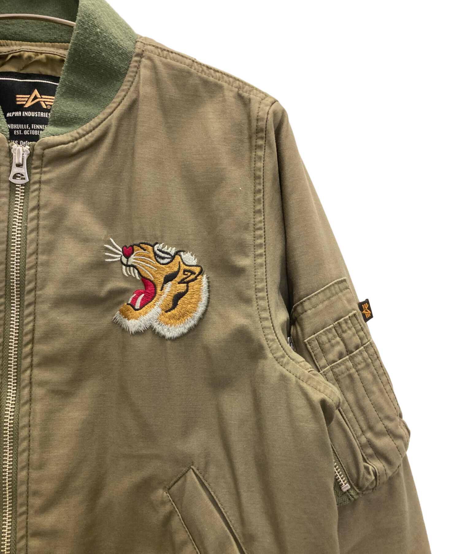 中古・古着通販】ALPHA (アルファ) ベトジャン オリーブ サイズ:S