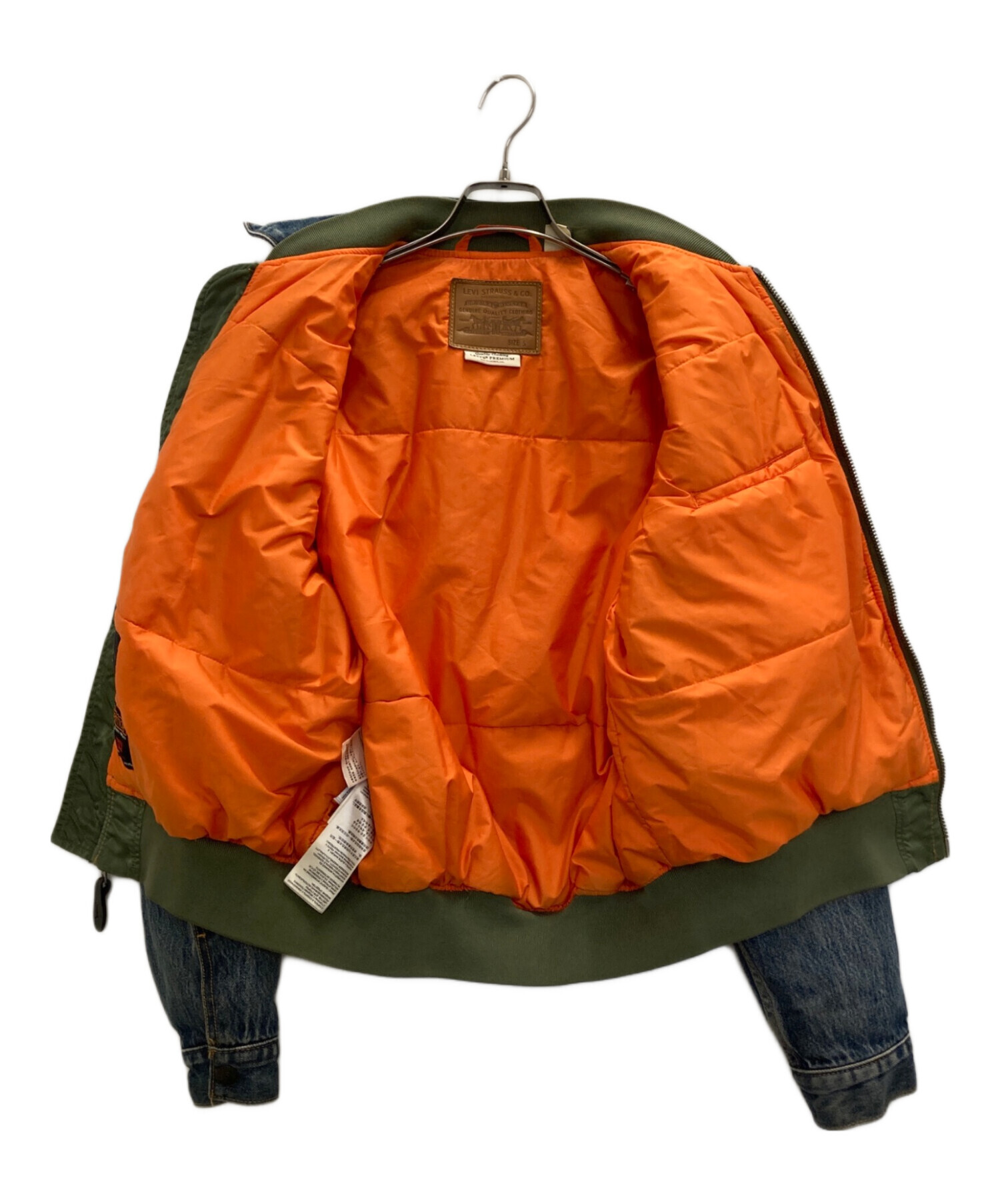 中古・古着通販】LEVI'S (リーバイス) MA-1ハイブリッドトラッカー