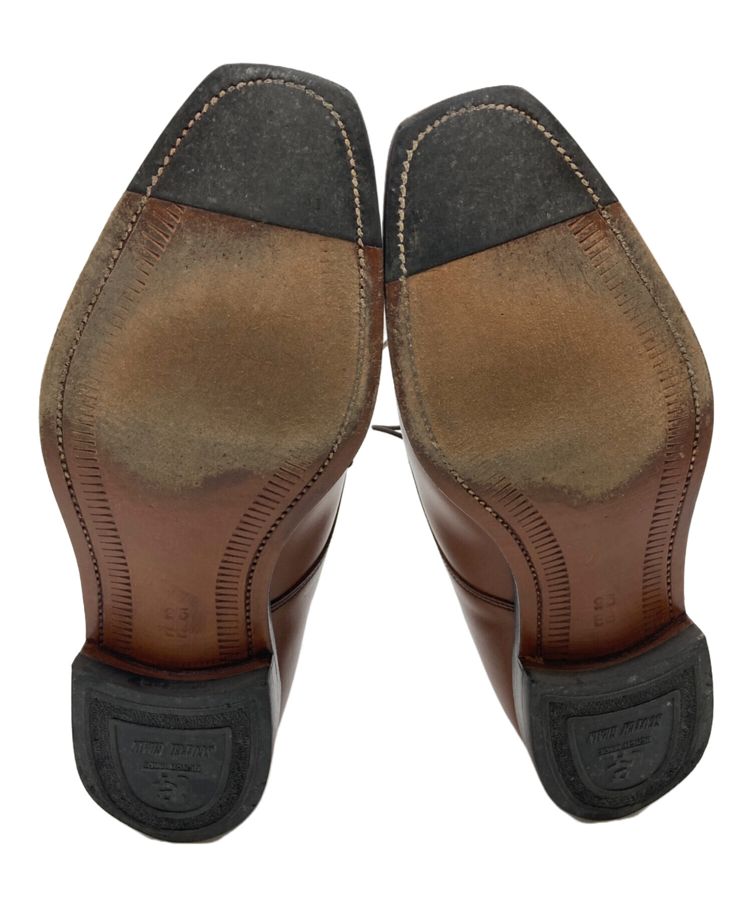 【美品】SCOTCH GRAIN 2859 Uチップ 25.5㎝ ブラウン 中古・古着通販】SCOTCH GRAIN (スコッチグレイン) Uチップレザー