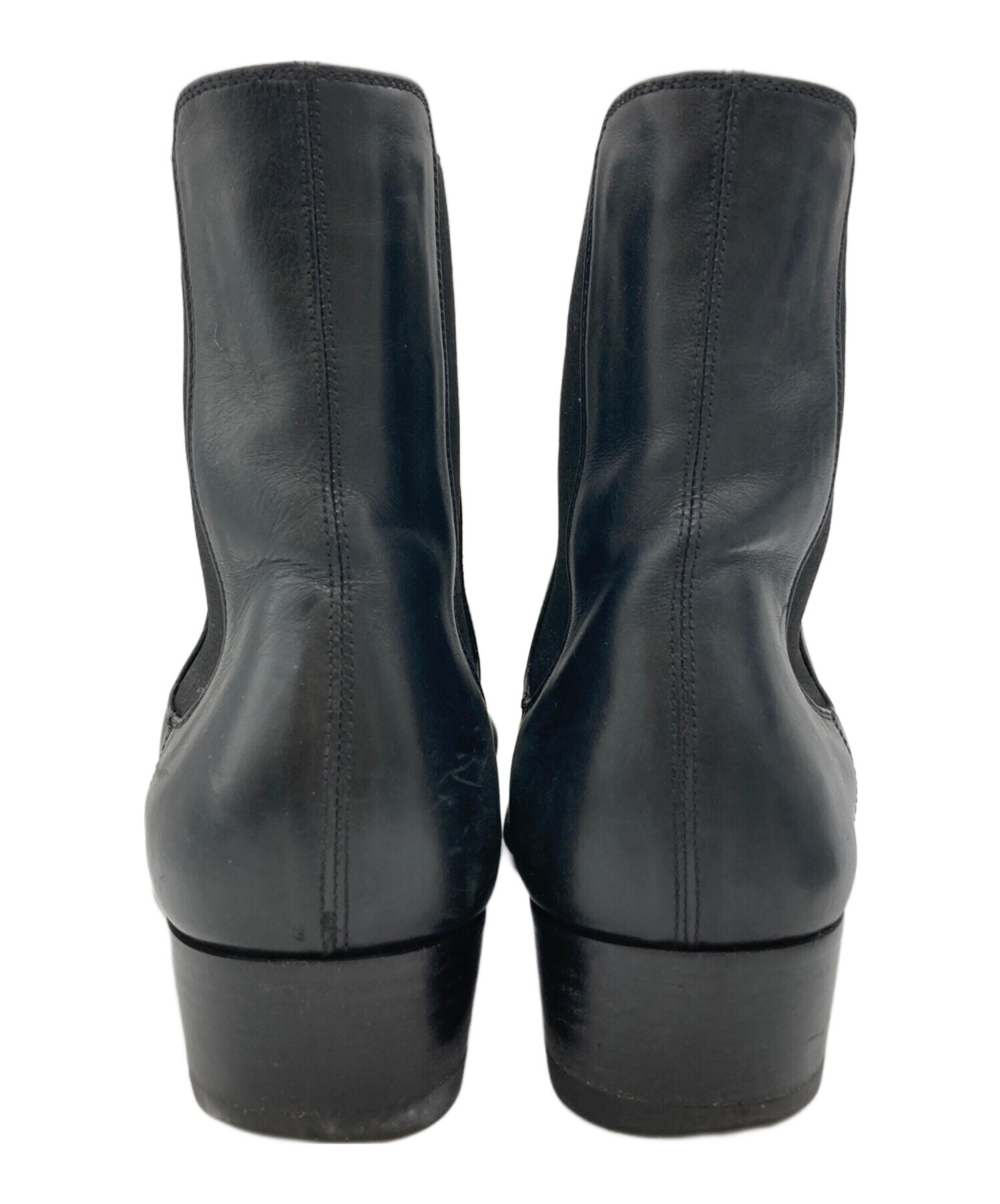 SAINT LAURENT PARIS ヒール チェルシー ブーツ 中古・古着通販】Saint Laurent Paris (サンローランパリ) チェルシー
