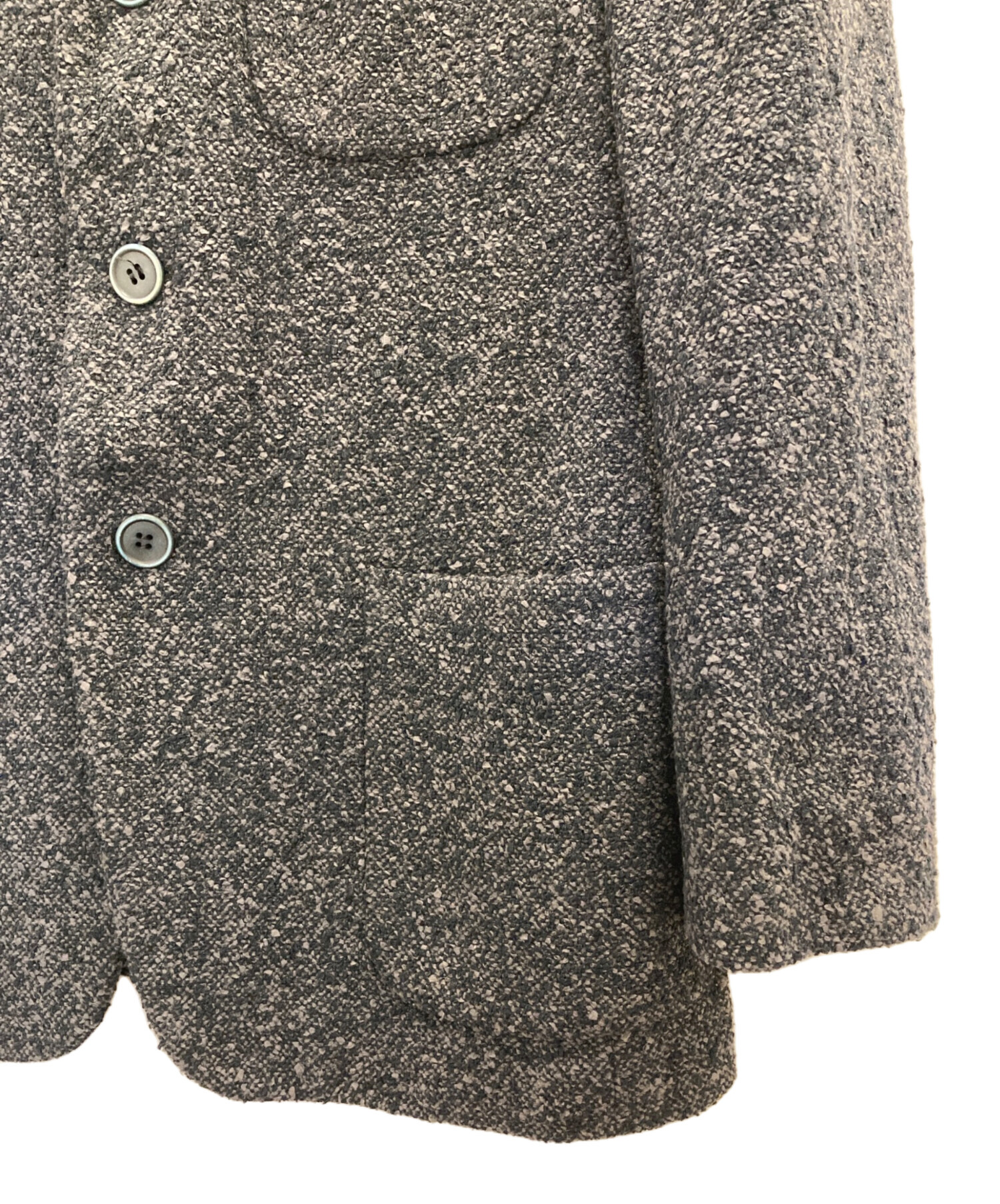 ISSEY MIYAKE MEN テーラードジャケット ツィード 中古・古着通販】ISSEY MIYAKE MEN (イッセイミヤケメン) ツイード