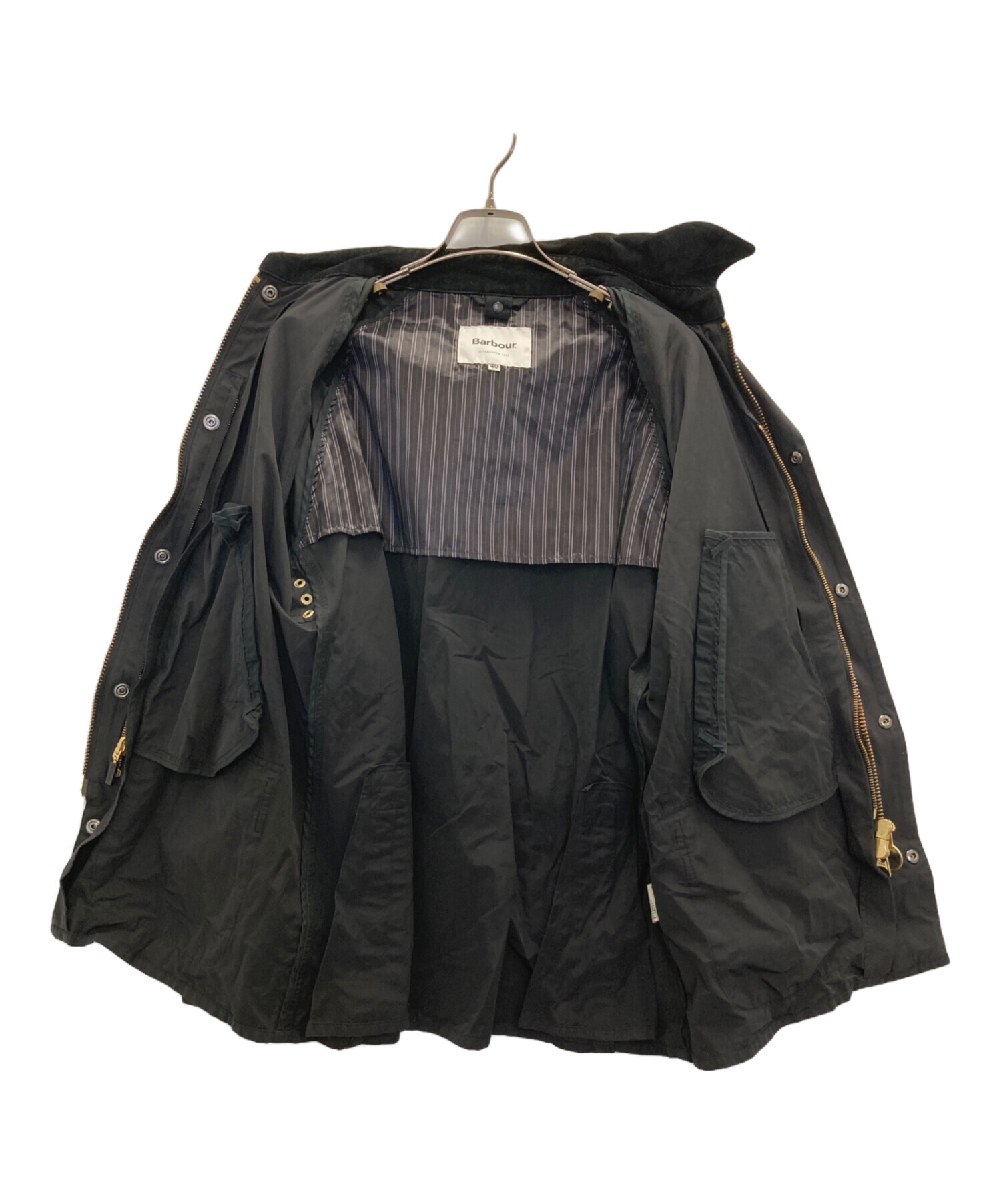 中古・古着通販】Barbour (バブアー) BEDALE SL PEACHED ブラック
