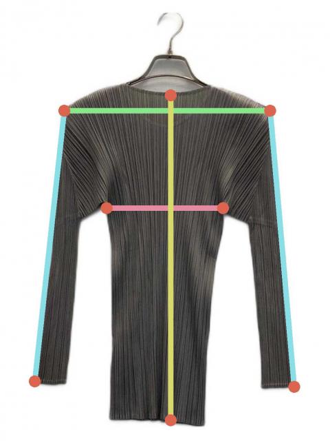 中古・古着通販】ISSEY MIYAKE (イッセイミヤケ) プリーツカットソー