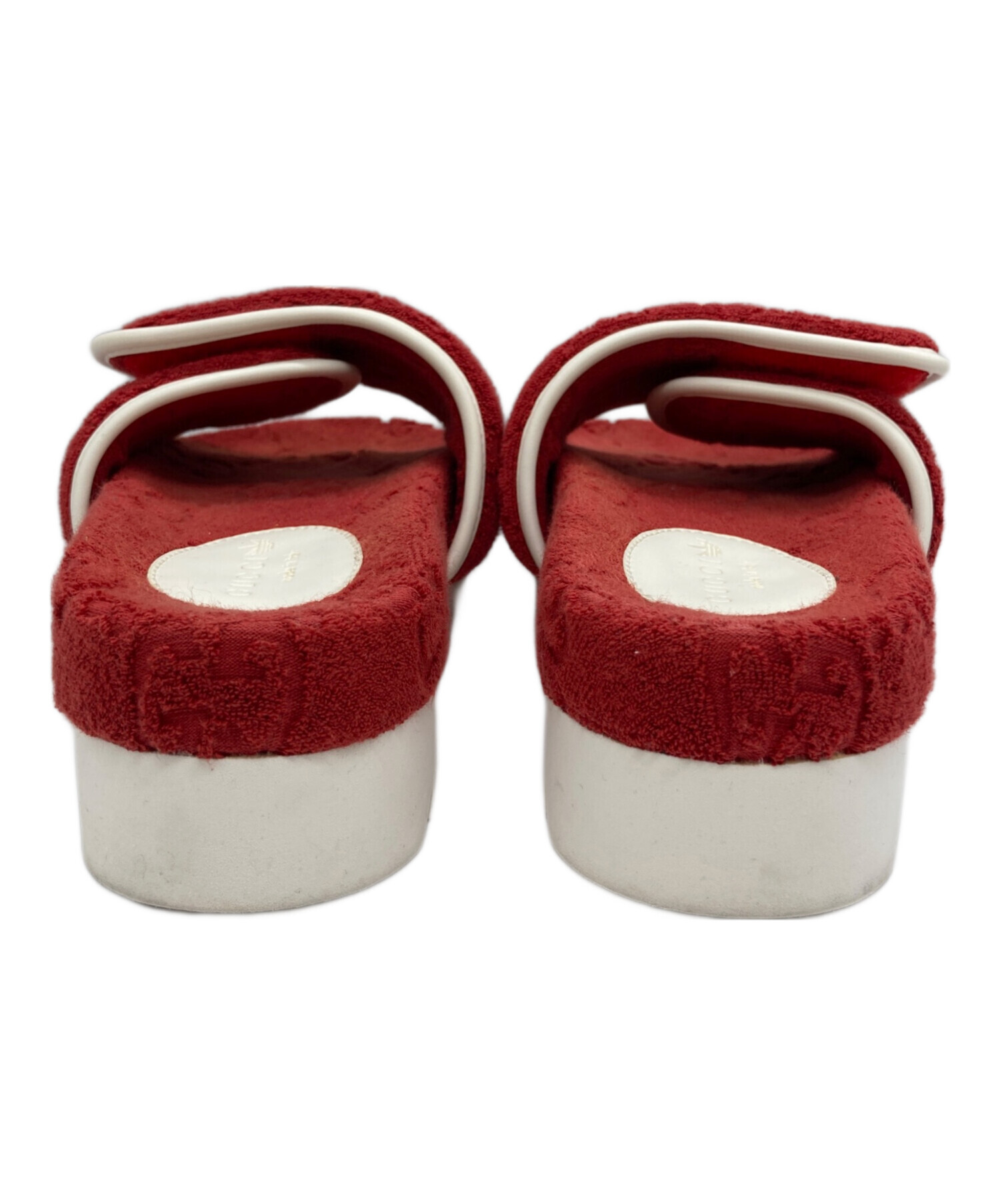 GUCCI サンダル レッド 中古・古着通販】GUCCI (グッチ) adidas (アディダス) GG