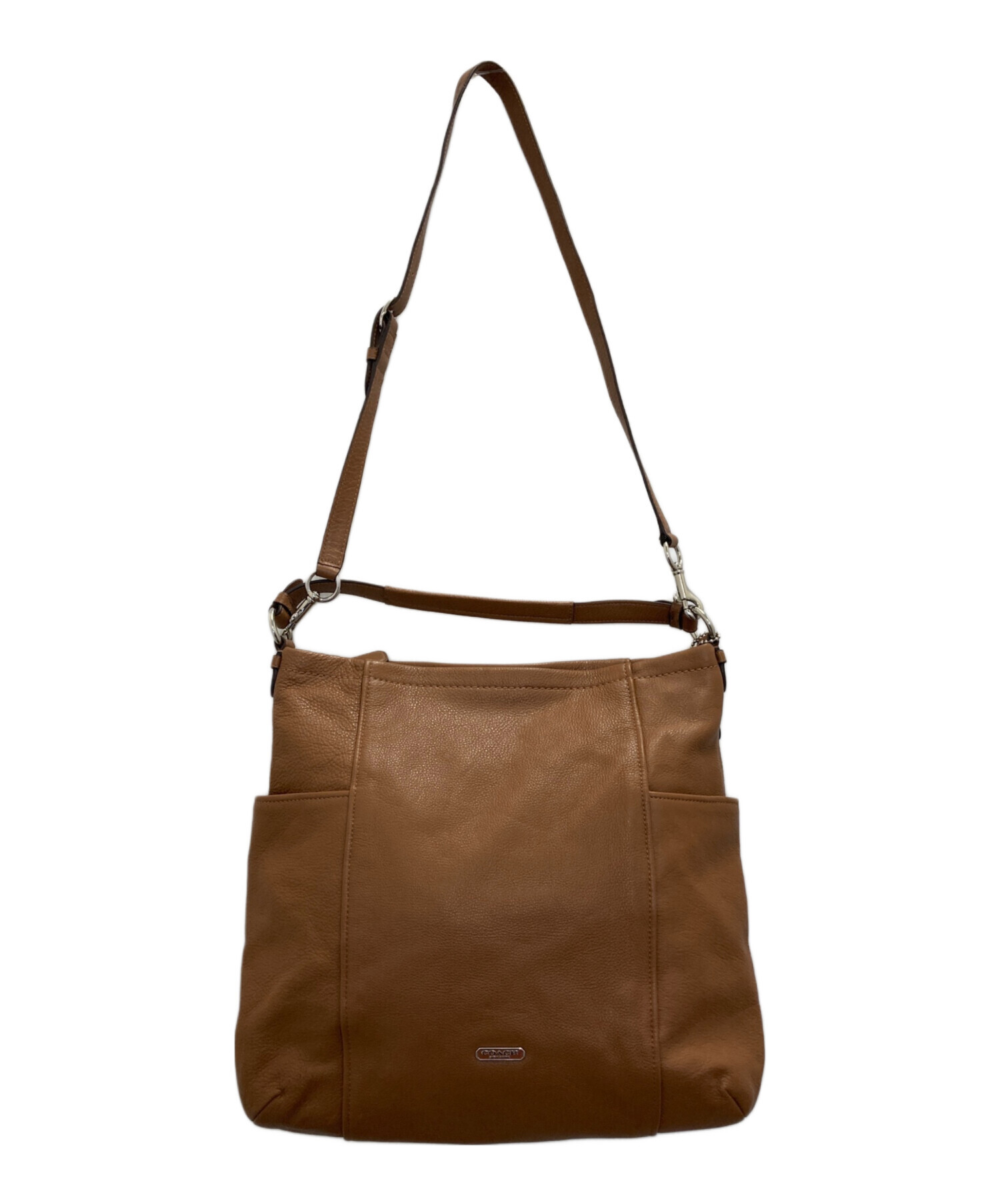 中古・古着通販】COACH (コーチ) 2WAYバッグ ブラウン｜ブランド・古着