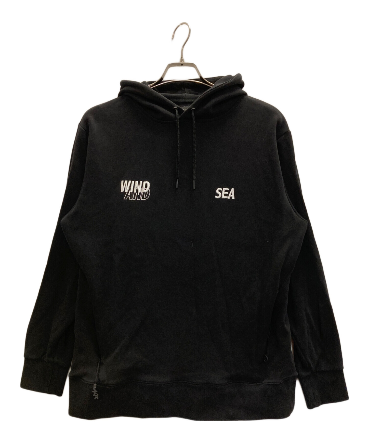 中古・古着通販】WIND AND SEA (ウィンダンシー) パーカー ブラック