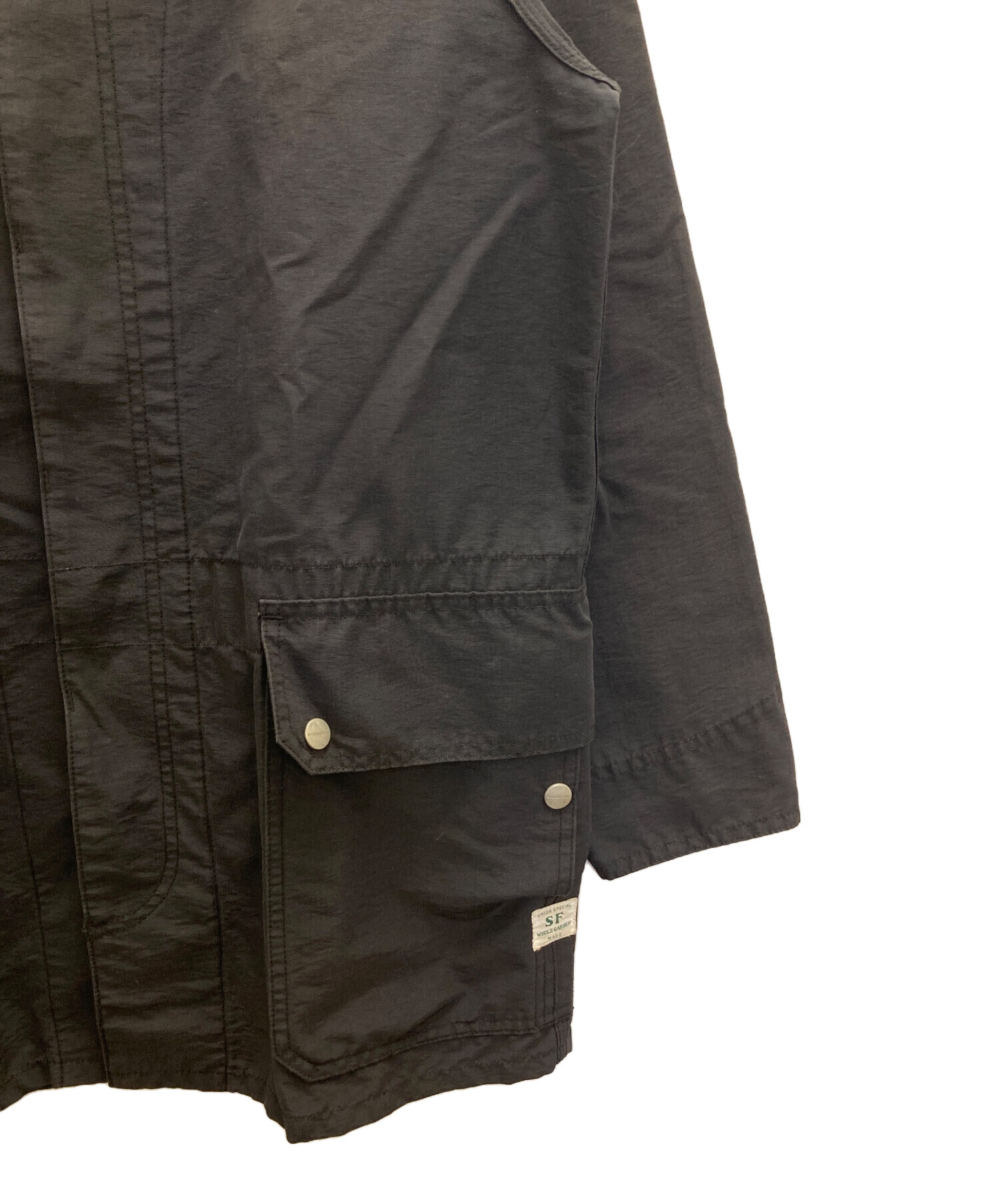 中古・古着通販】SASSAFRAS (ササフラス) ナイロンジャケット ブラック 